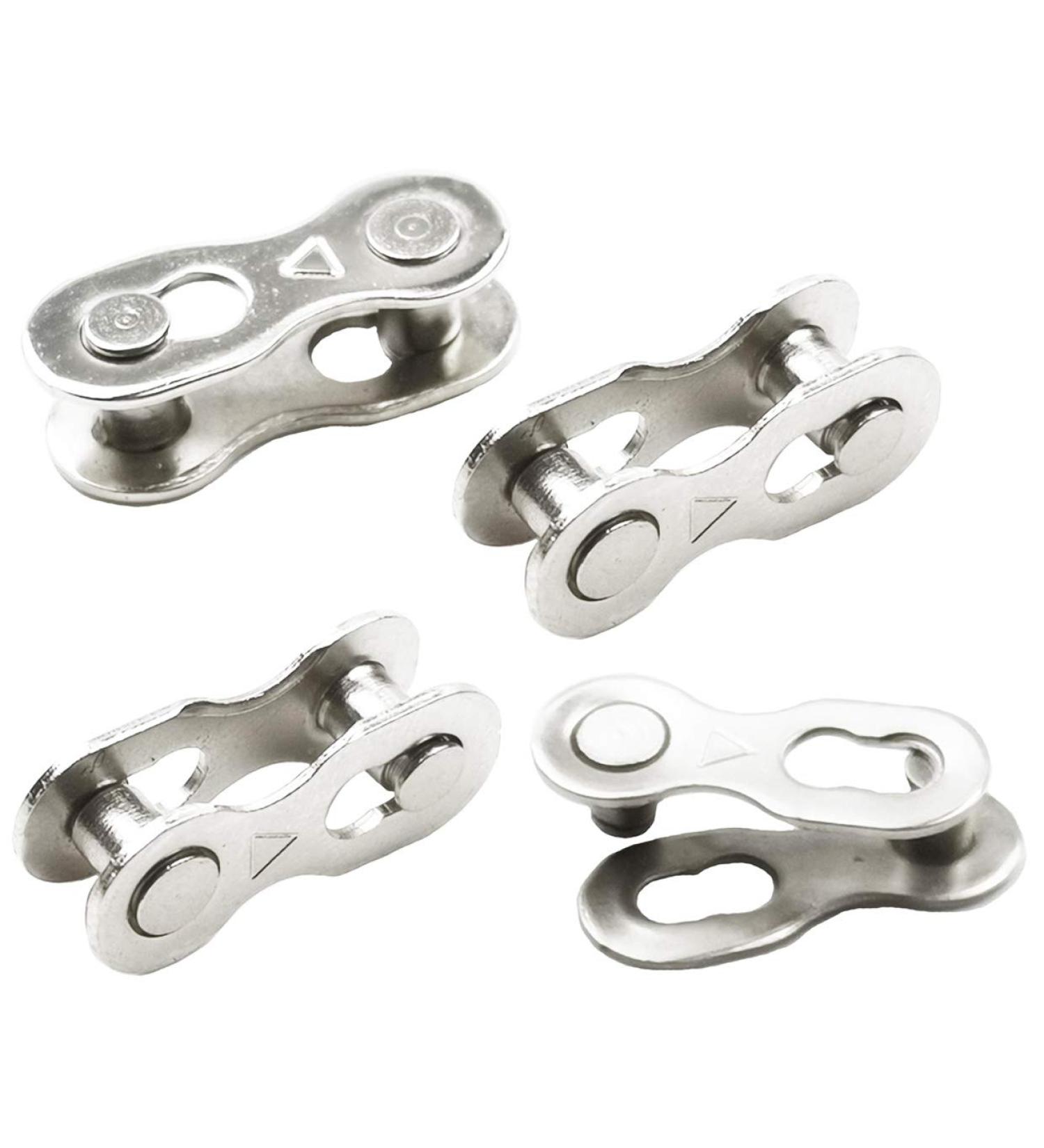 Hyamass 4 Pairs Bicycle Missing Link Reusable Steel Bike Chain 6/7/8 Speed - Silver - Buy Online on SooperMarket.com