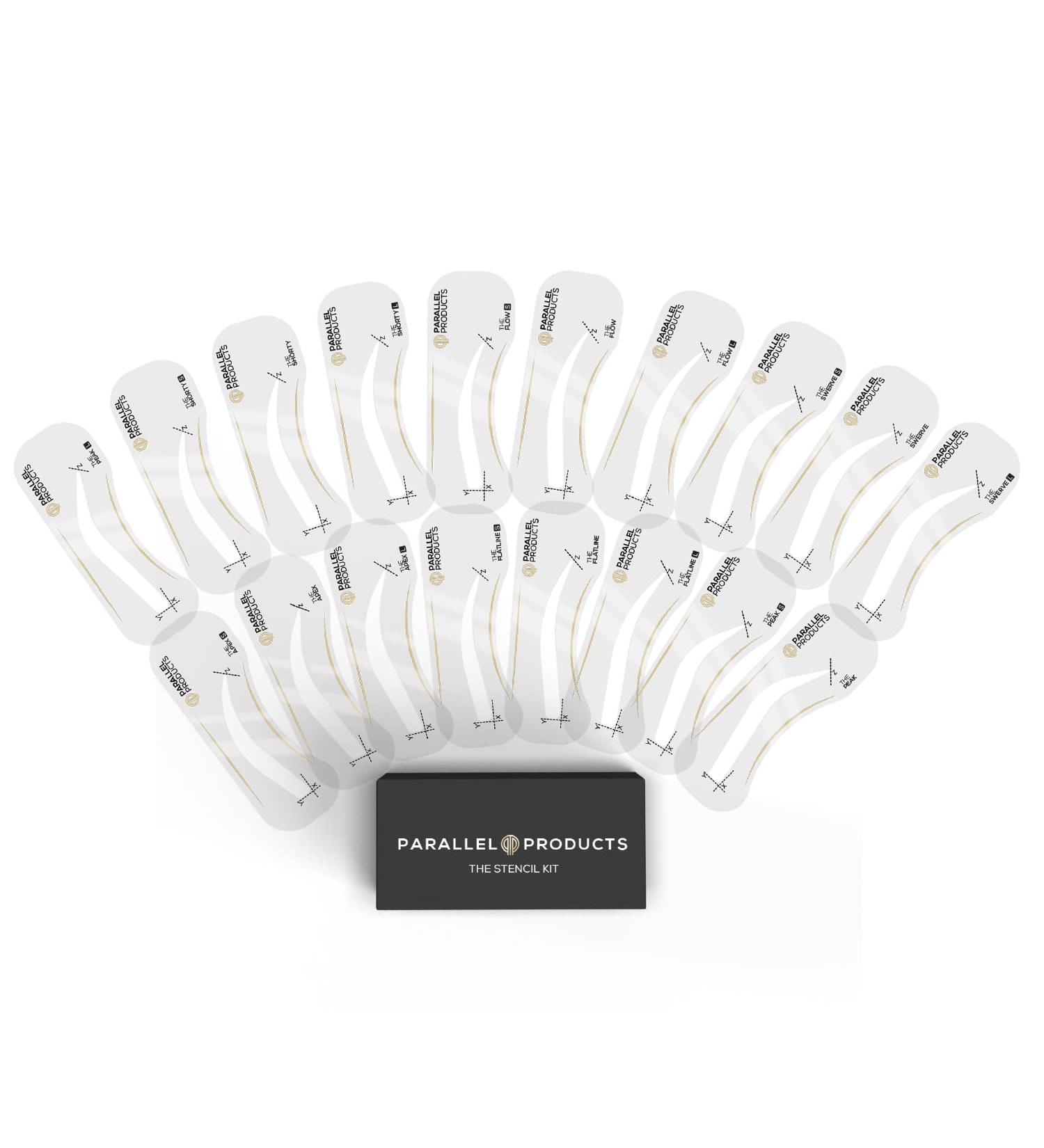 Reusable Eyebrow Stencils - 18 Count Kit for Perfect Brow Shaping - Parallel Products - Buy Online on SooperMarket.com