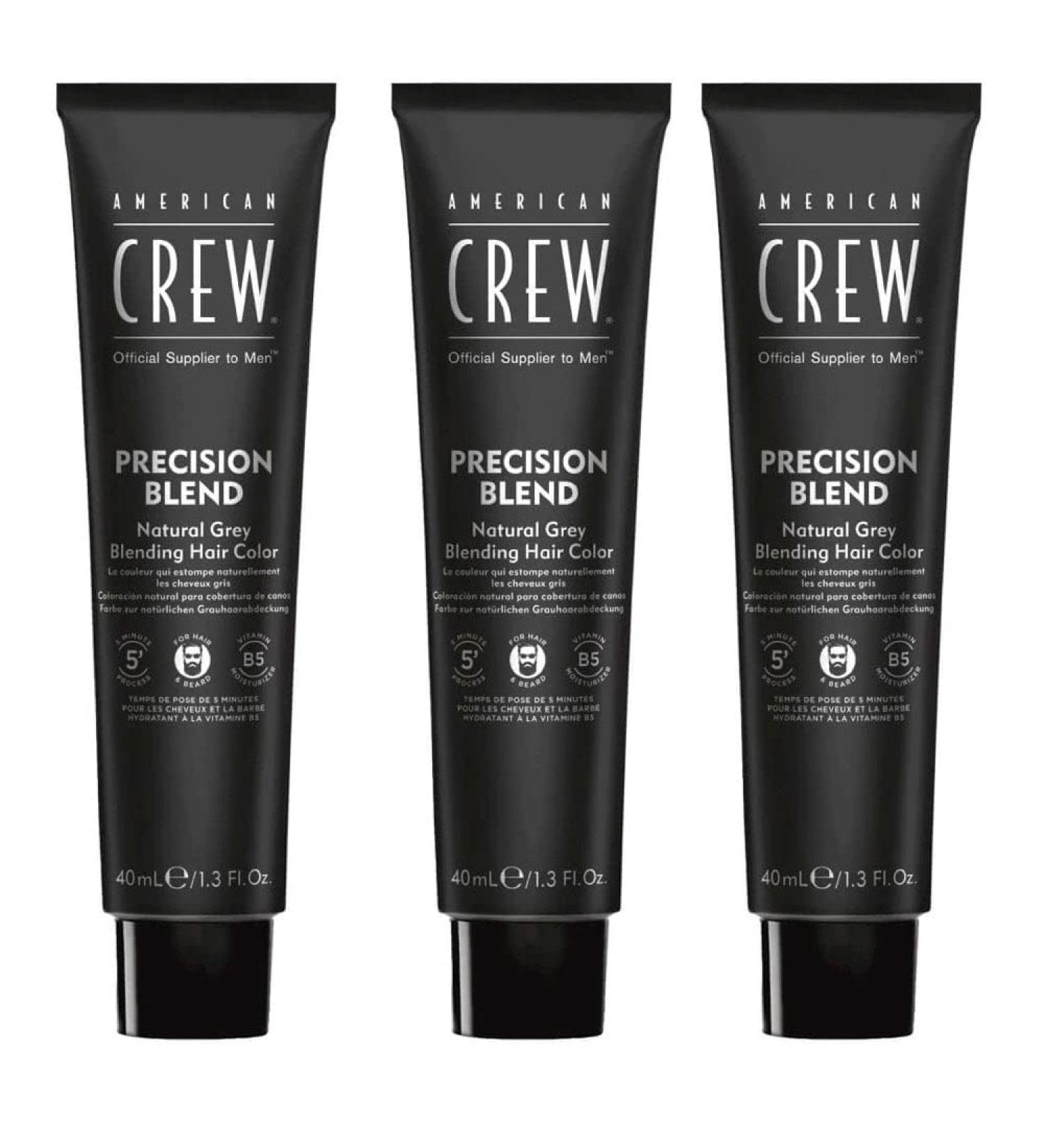 American Crew Men's Temporary Hair Color - Natural Gray Coverage - 1.35 Fl Oz (Pack of 3) - Buy Online on SooperMarket.com