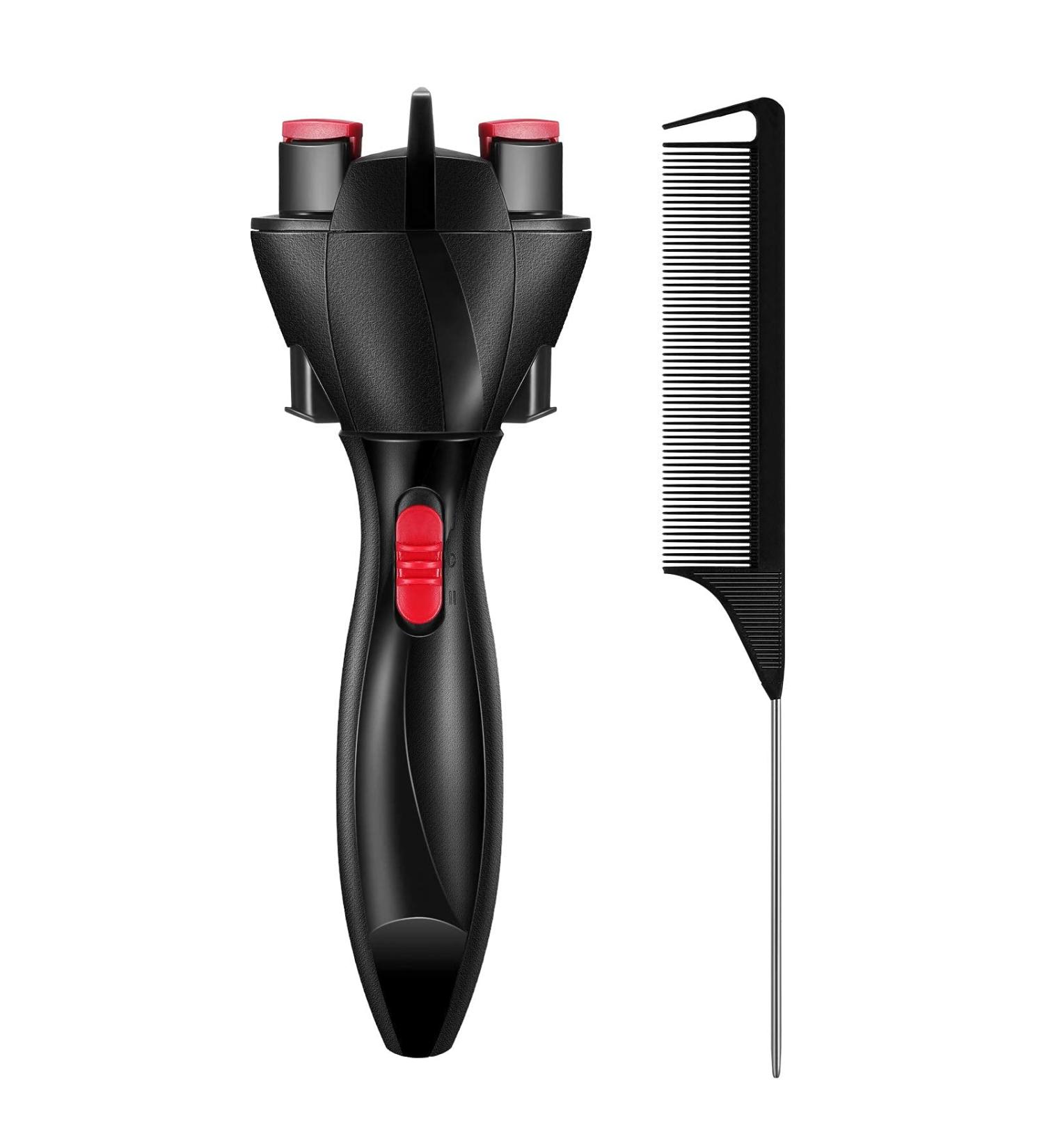 Automatic Hair Braider Electronic Hair Braid Maker Twister with Comb - Black - Buy Online on SooperMarket.com