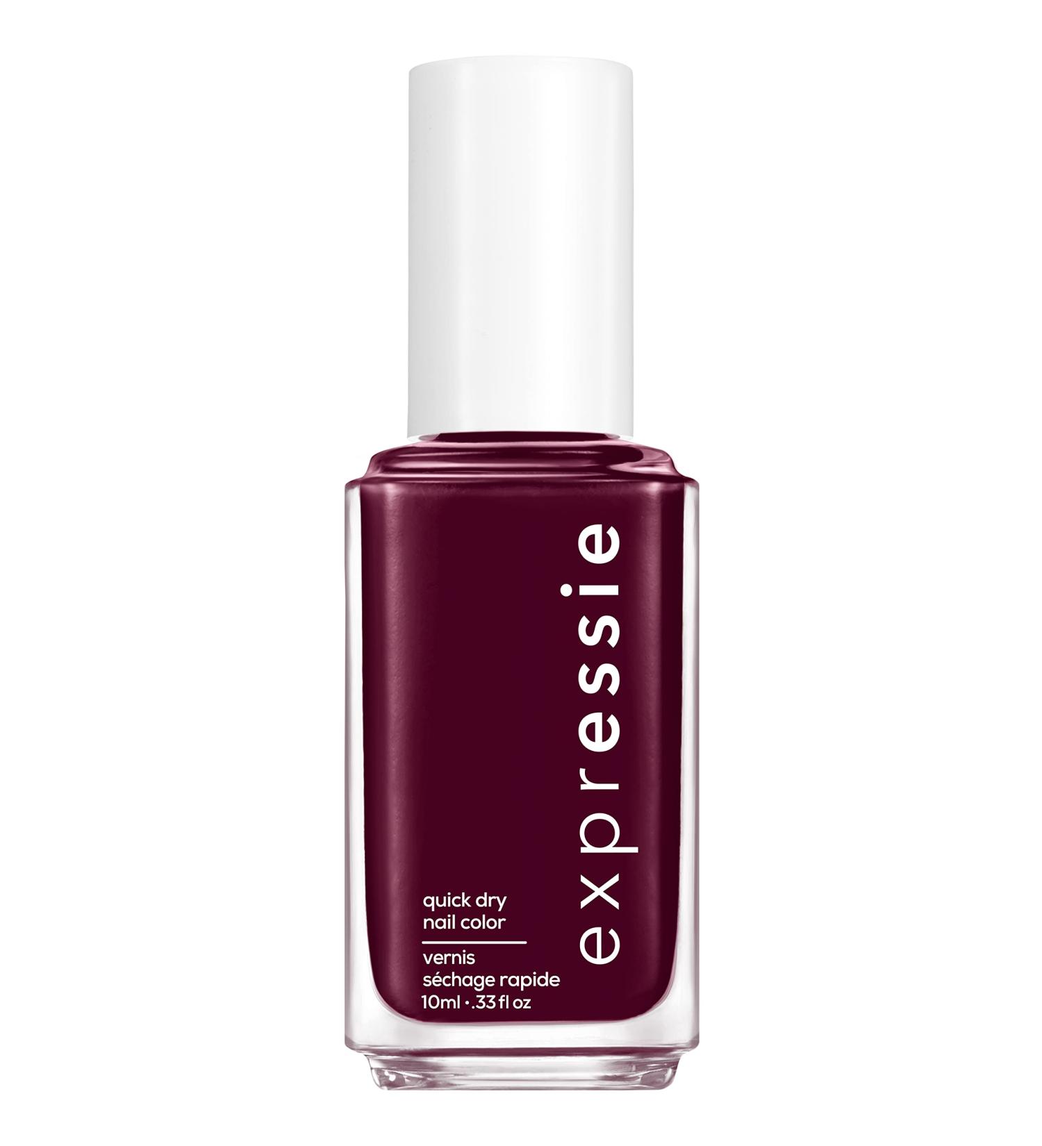 Essie Expressie Quick-Dry Nail Polish - 8-Free Vegan - Sk8 with Destiny (All Ramped Up) - Plum - 0.33 oz - Buy Online on SooperMarket.com