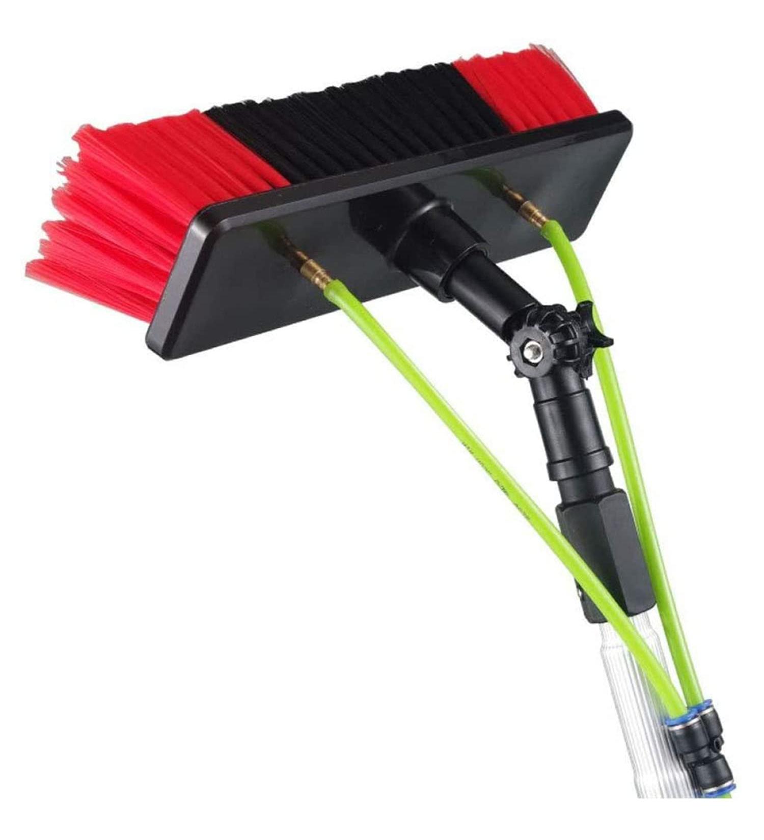 Window Cleaning Pole Water Fed Telesbrush Window Cleaner Kit Extendable Cleaner for Cleaner Outdoor Window and Conservatory Roof/Black/3M 55cm Brush Head 5M/17FT - Buy Online on SooperMarket.com