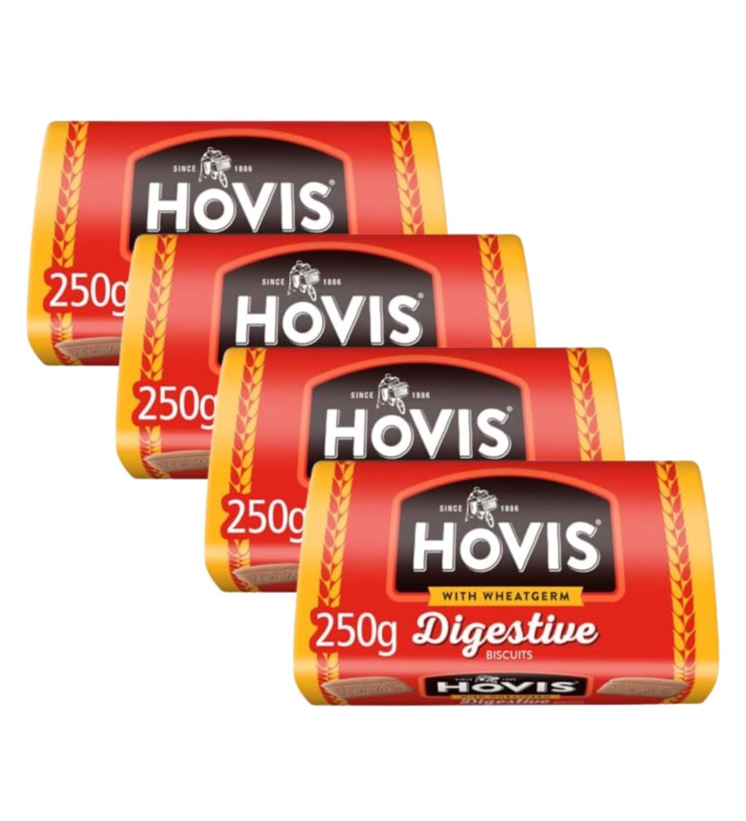 Biscuit Bundle Consisting of Hovis Digestive 250g (4 Pack)