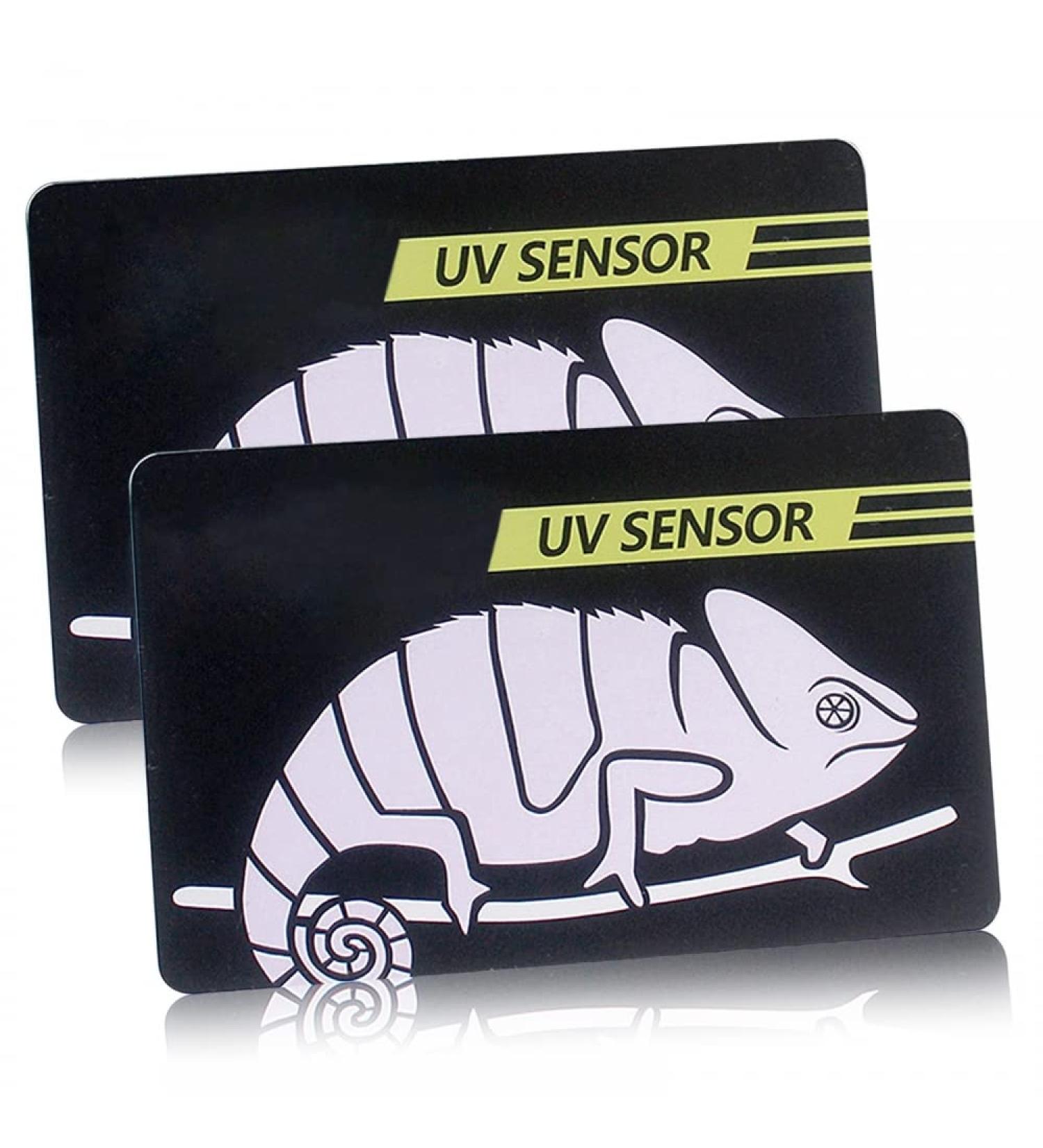Dongker UV Test Card - 2/4 Pack Reptile UVB Sensor Easy Transport 500x Reusable for Accurate UV Testing - Buy Online on SooperMarket.com