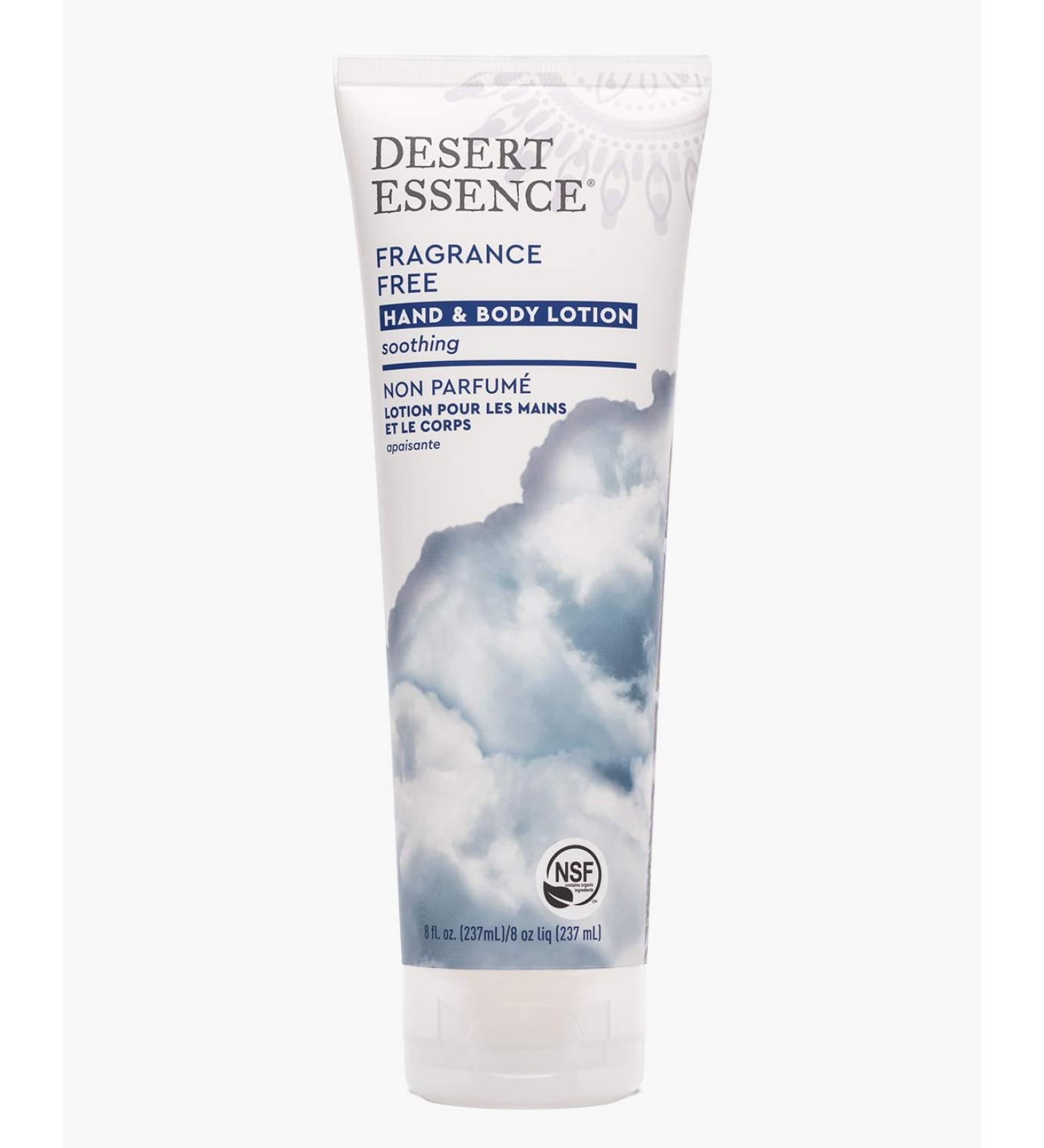 Desert Essence Fragrance Free Hand and Body Lotion - 8 oz | Buy in Bulk (6 Pack) - Nourishing Moisturizer for Sensitive Skin | International Shipping Available - Buy Online on SooperMarket.com