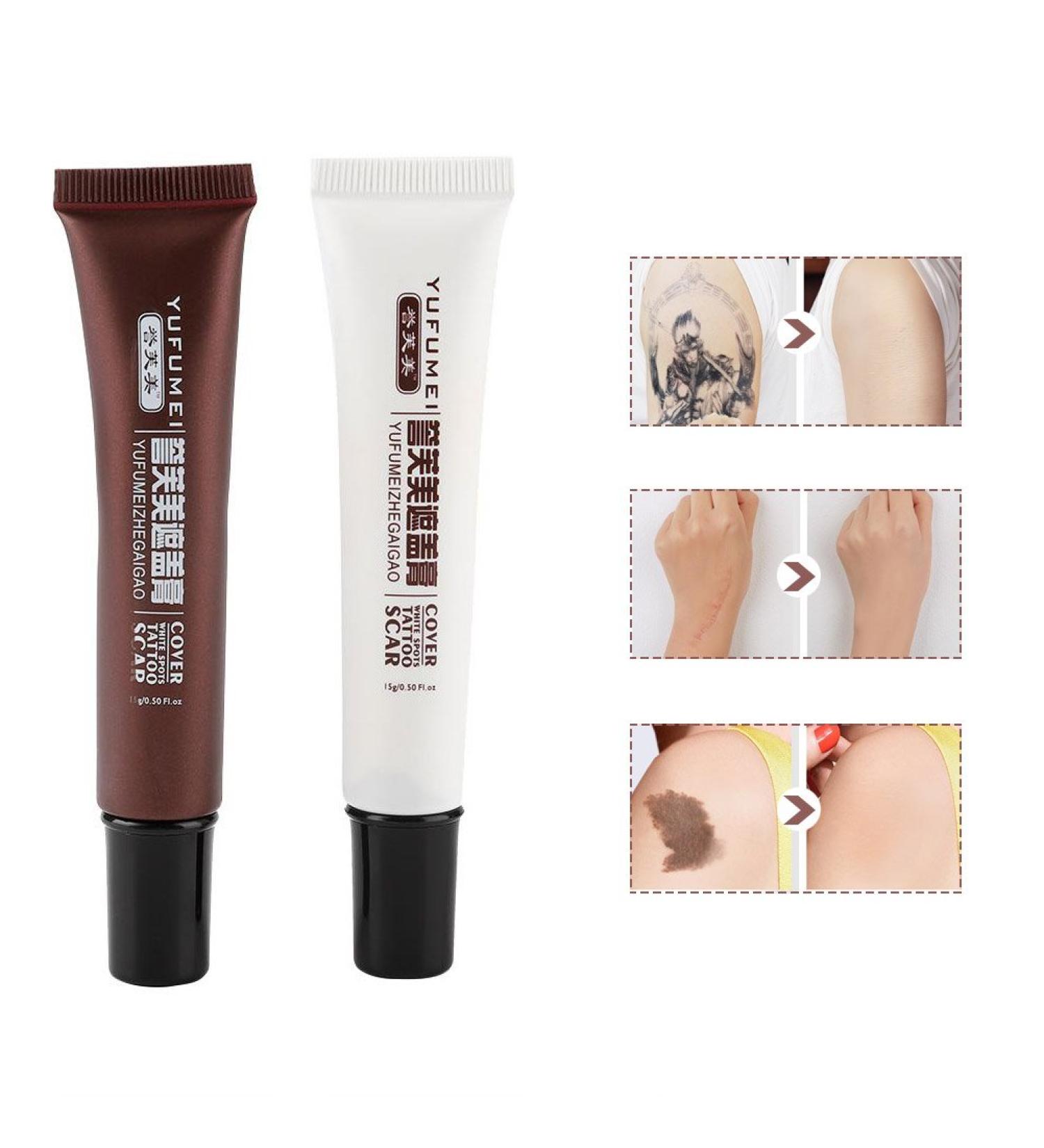 Waterproof Scar & Tattoo Concealer Set for Flawless Coverage - Makeup Primer & Contour Cream - Buy Online on SooperMarket.com