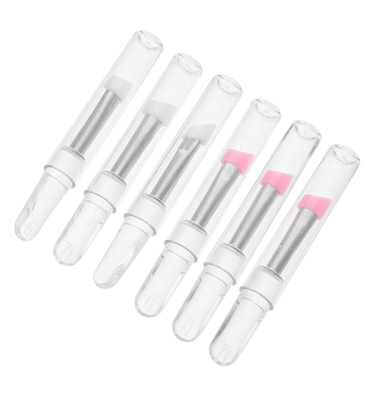 NOLITOY 6pcs Silicone Eye Applicator Brush Set - Perfect for Cream Lip Mask Eyeshadow & Lipstick - Ideal for Makeup Artists & Craft Lovers - International Shipping Available - Buy Online on SooperMarket.com