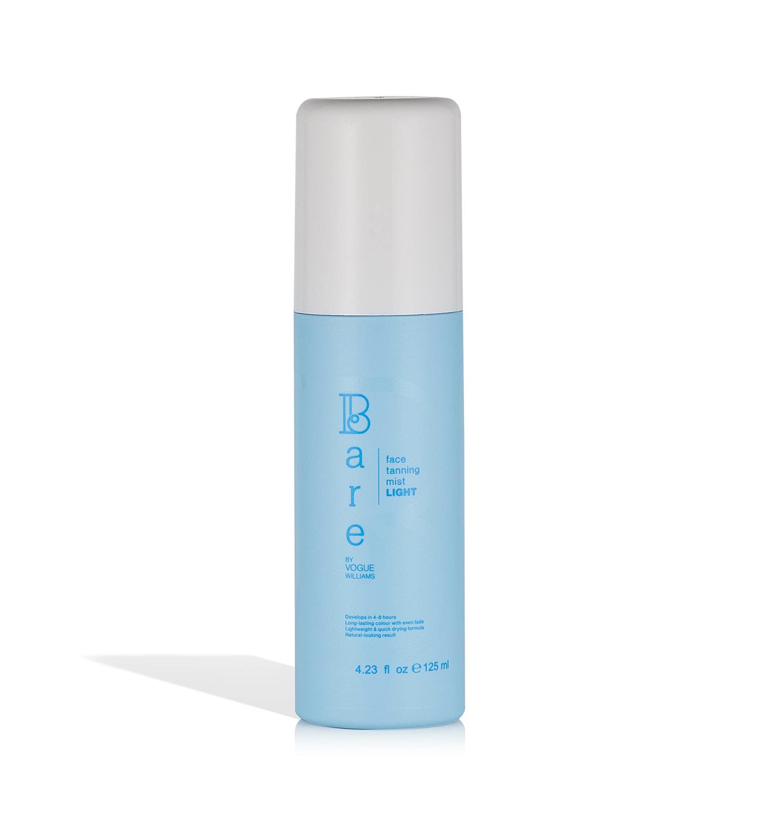 Bare by Vogue Self Tan Face Mist Spray - Light Tan for a Natural Glow on Face & Body - Buy Online on SooperMarket.com