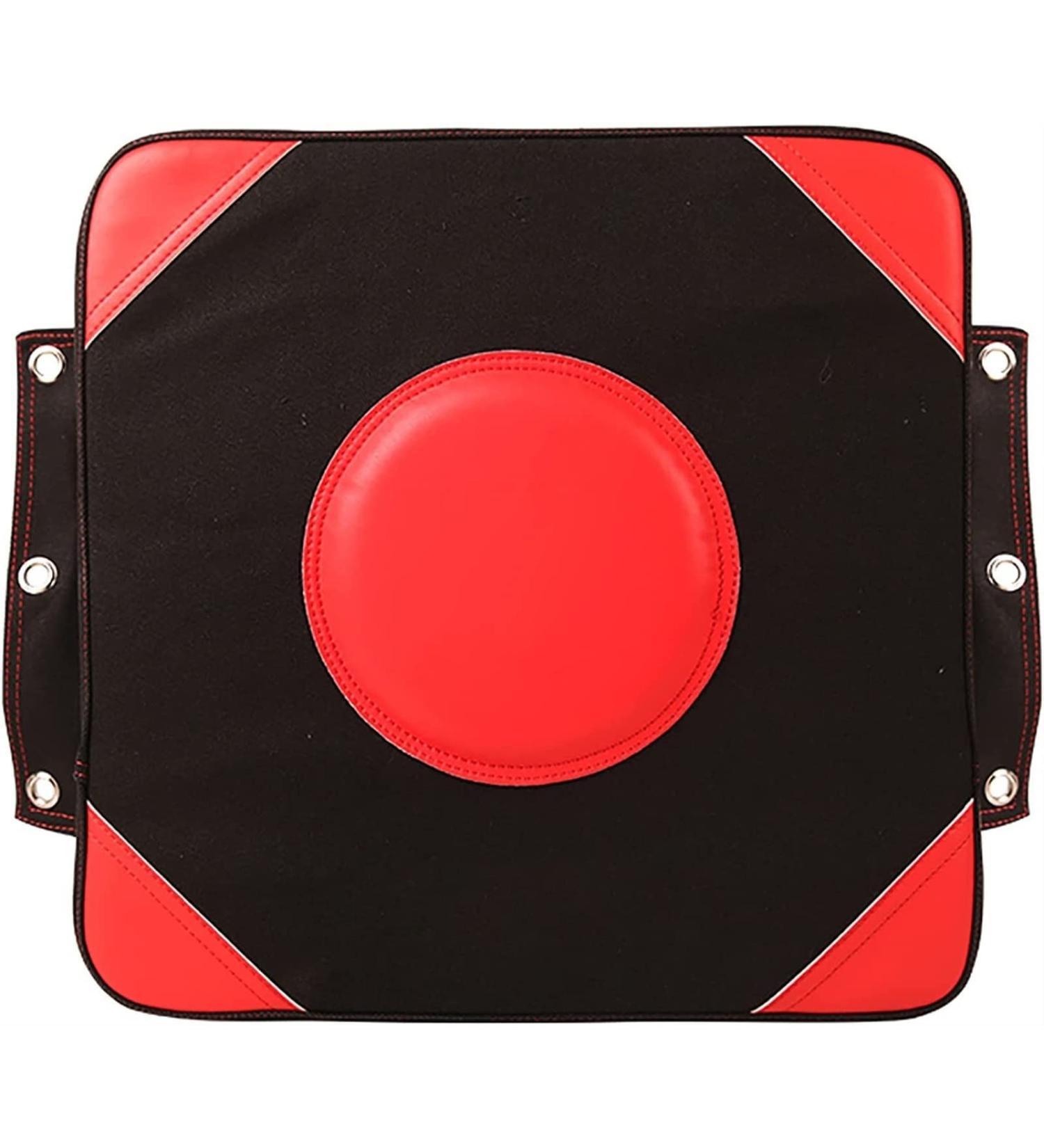 Quiet Punch Doorway Punching Bag - Red | PU Leather, Canvas, High Elastic Sponge Wall Pad for Key Target Training - Buy Online on SooperMarket.com