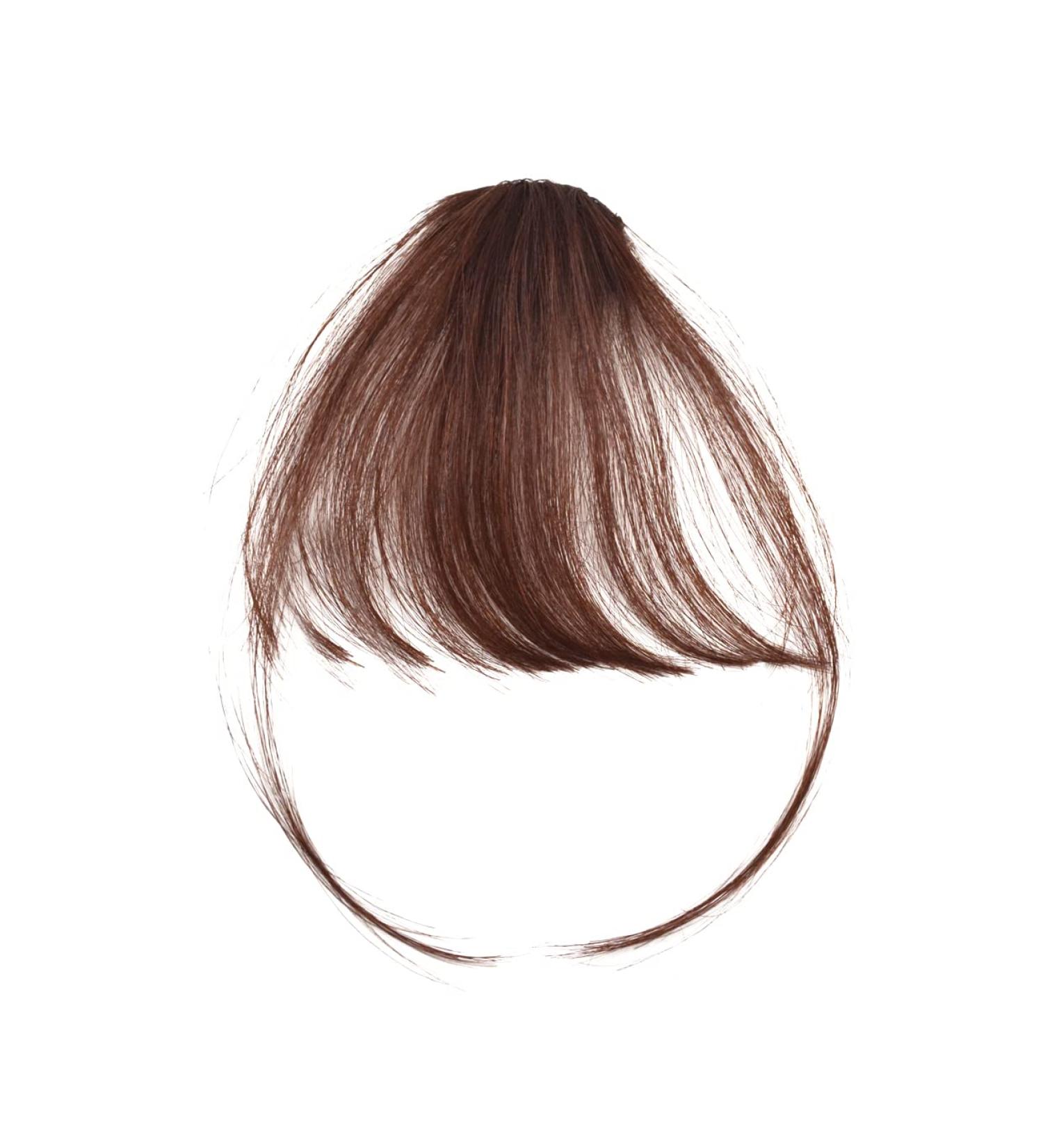 Hair Clip in Bangs Wispy Human Hair Bangs Hairpieces for Women Fringe Neat Faker Bangs with Temples Hairpieces for Party and Daily Wear(Wispy Bangs Dark Brown) Wispy Bangs Dark Brown - Buy Online on SooperMarket.com