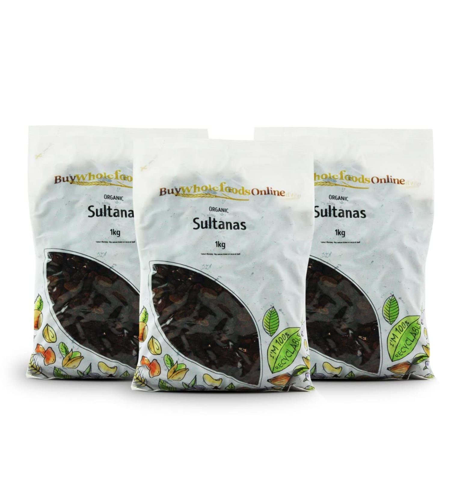 Organic Sultanas 3kg (BWFO)