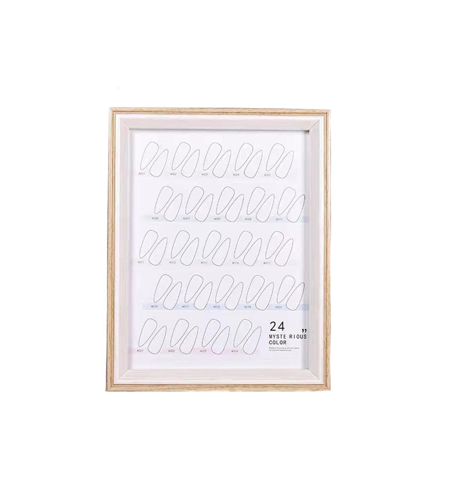 TANG SONG 1 PC 24 Colors Wood FrameNail Drill Grinding Bit Holder Suite Nail Drill Bits Container Nail Drill Bit Display Stand - Buy Online on SooperMarket.com