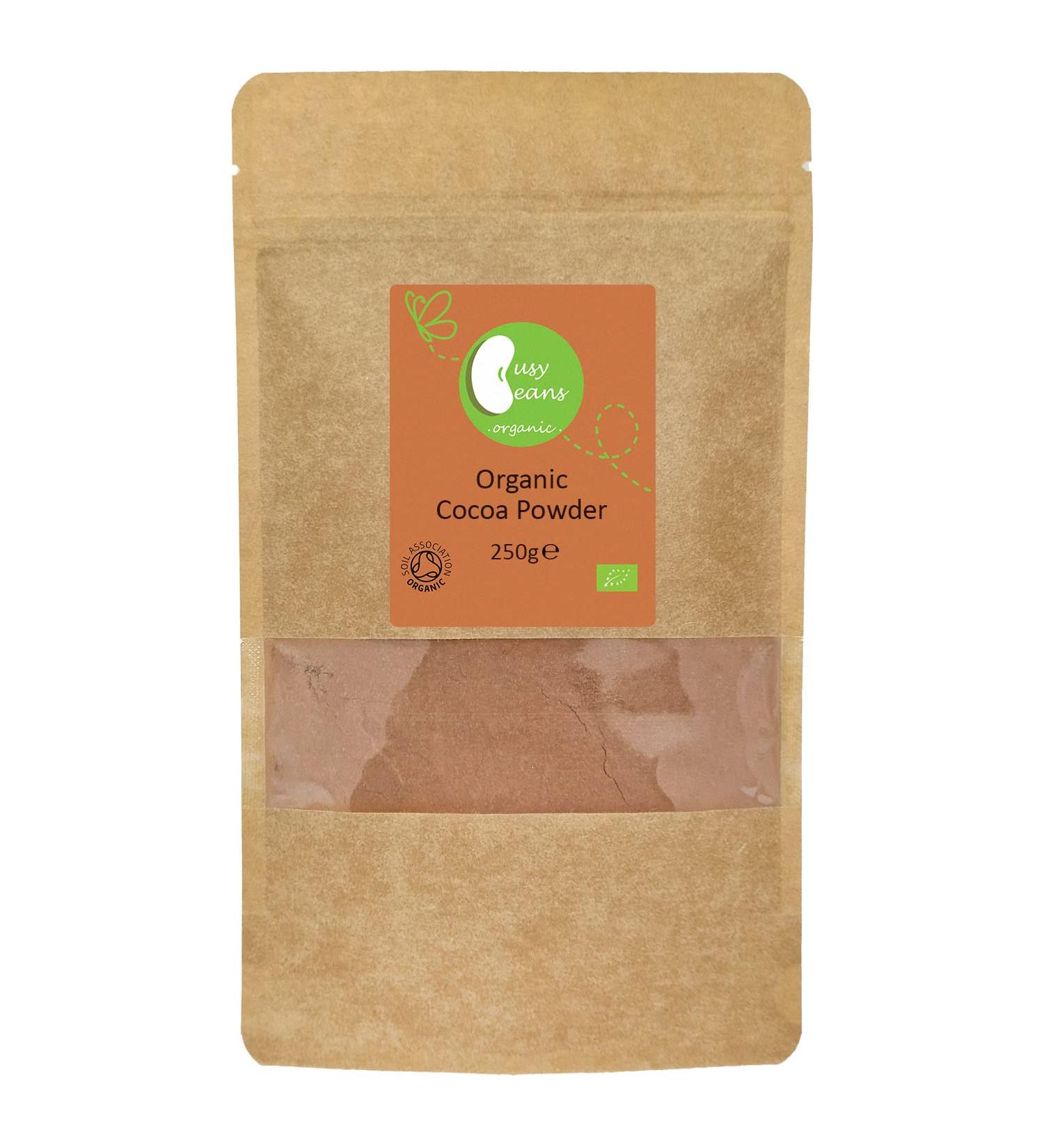 Organic Cocoa Powder - Certified Organic - by Busy Beans Organic (250g) - Buy Online on SooperMarket.com