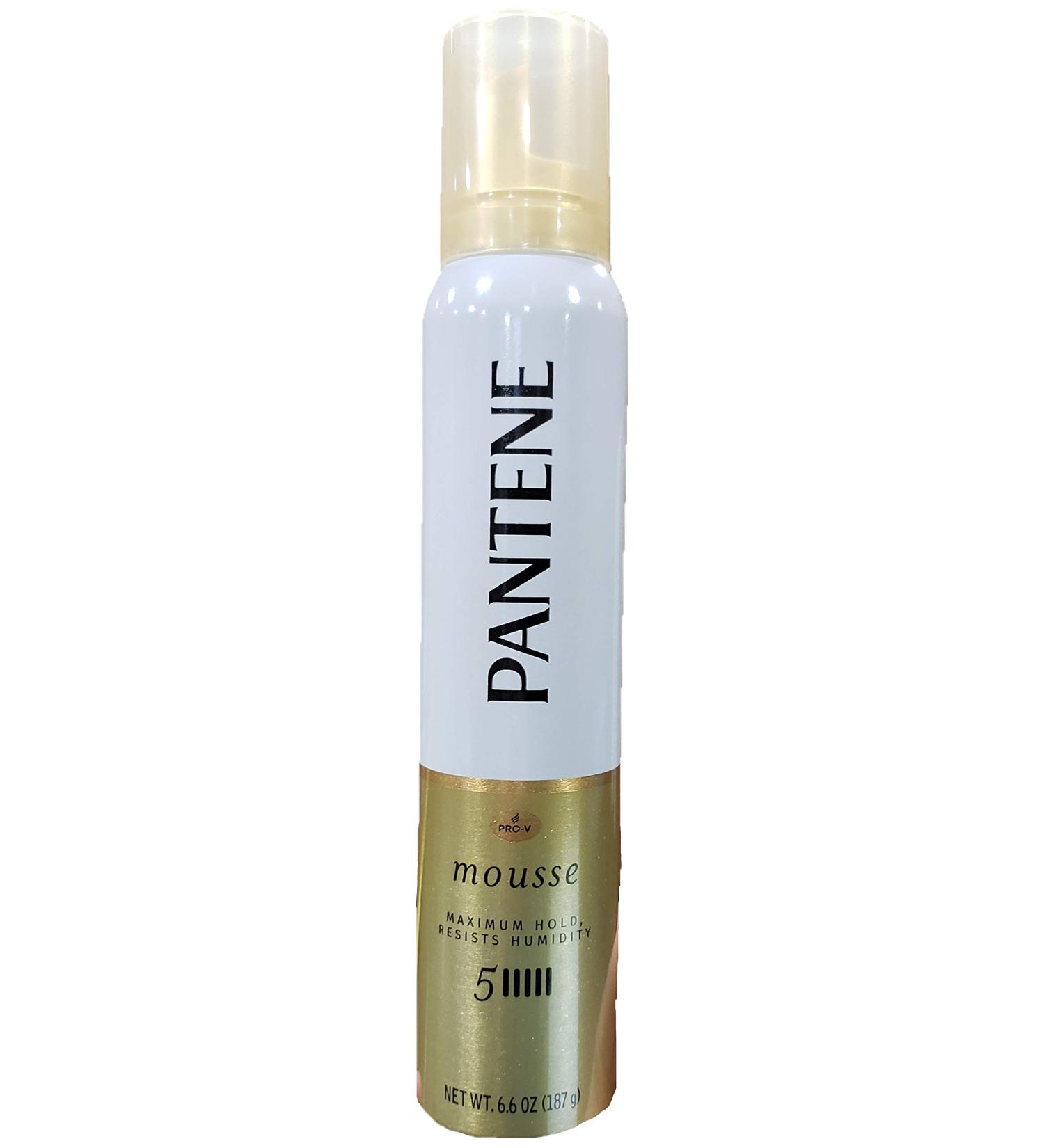 Pantene Pro-V Stylers Mousse 5 Maximum Hold 6.6 oz (Pack of 2)