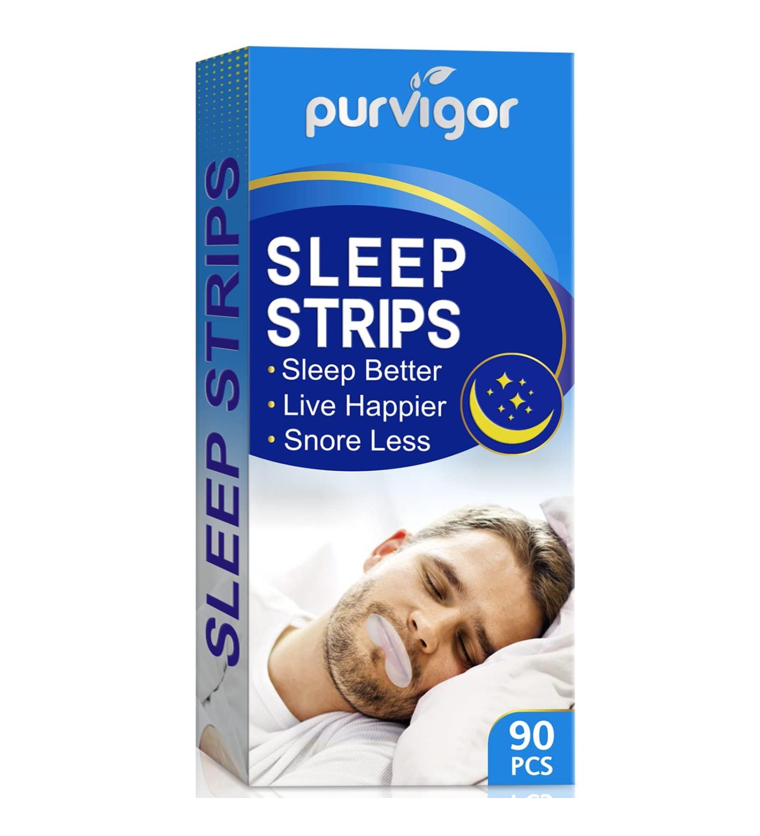Mouth Tape for Sleeping 90 Pcs - Snoring Solution Sleep Strips for Better Nose Breathing and Instant Snoring Relief - Buy Online on SooperMarket.com