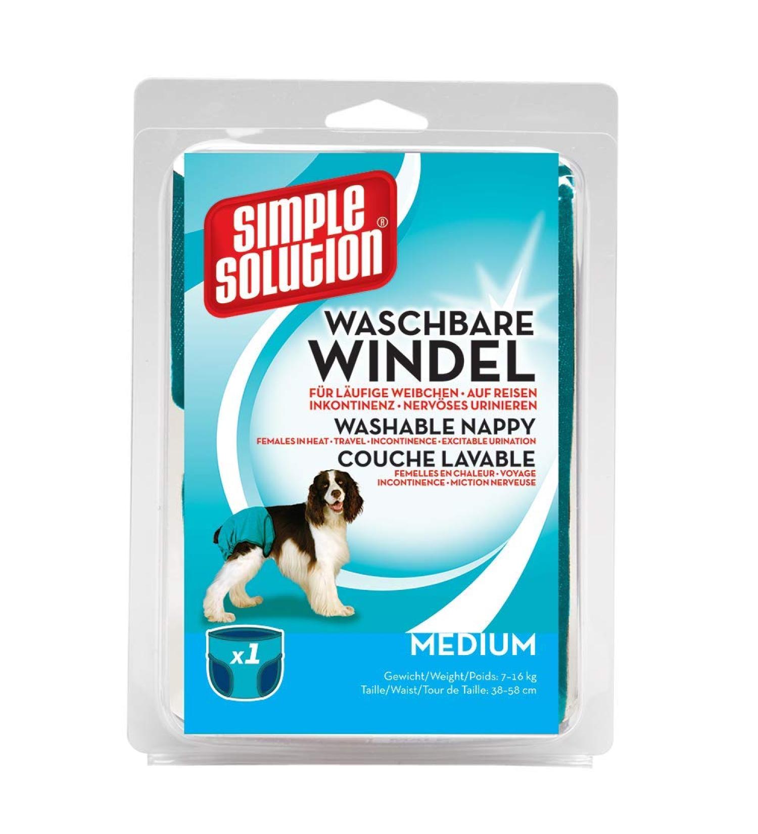 Simple Solution Washable Dog Diapers - Eco-Friendly & Leak-Proof | International Shipping Available - Buy Online on SooperMarket.com