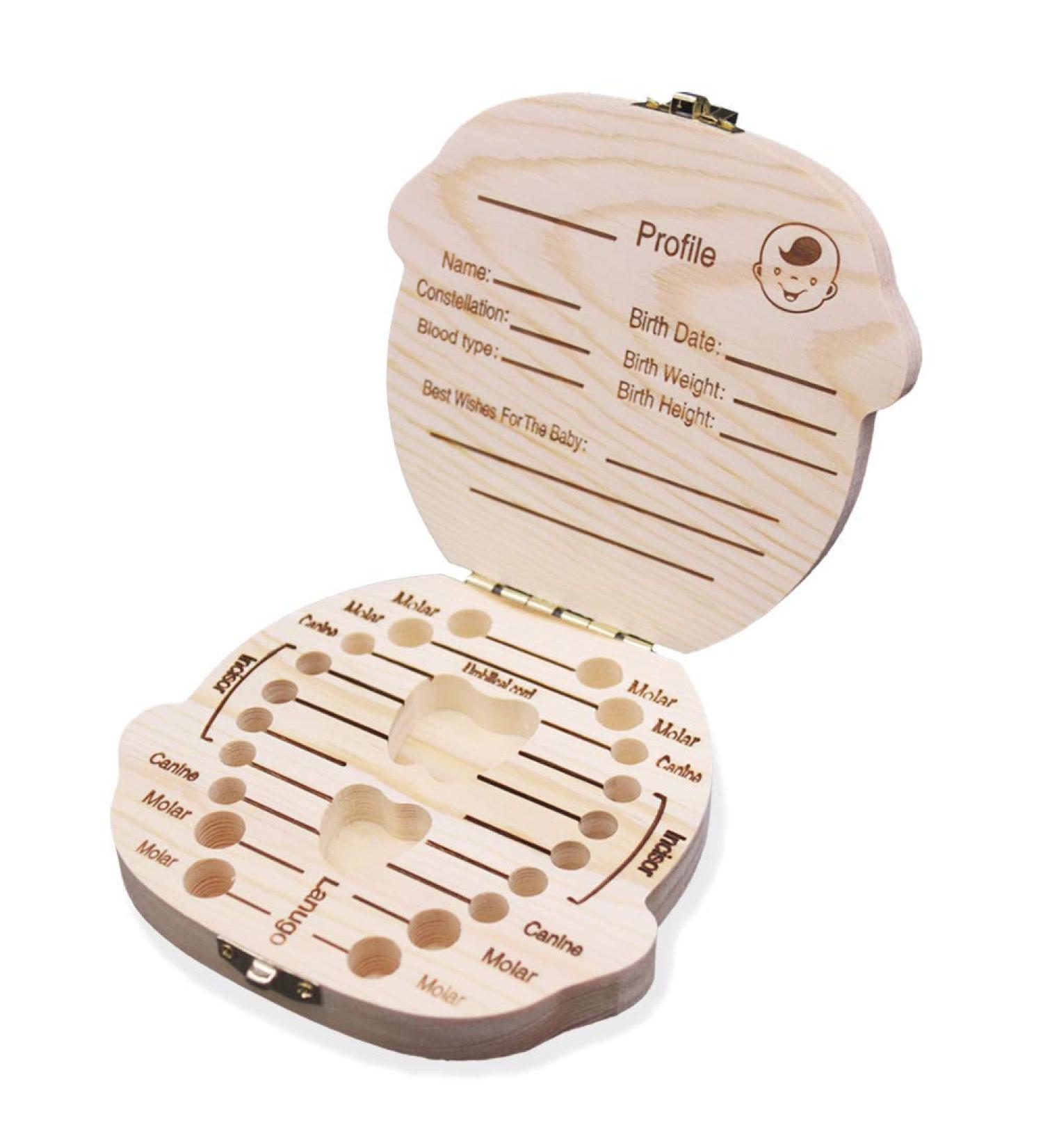 OYEFLY Baby Tooth Box - Cute Children's Tooth Container for Kids Deciduous Teeth Collection (Boy) - Buy Online on SooperMarket.com