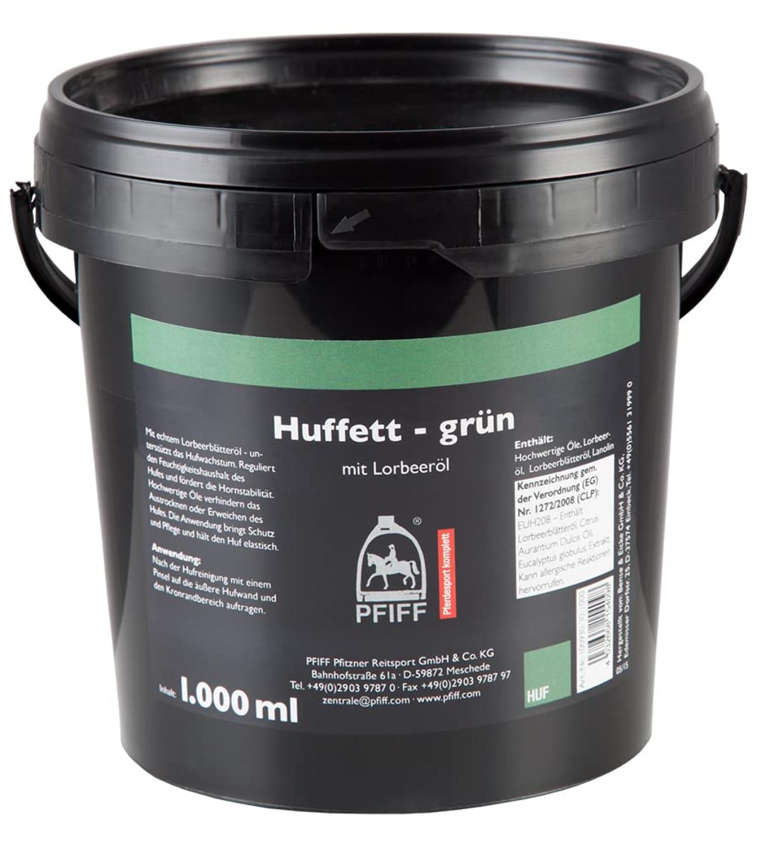 PFIFF hoof grease with laurel oil green 1 000 ml green 1000 ml