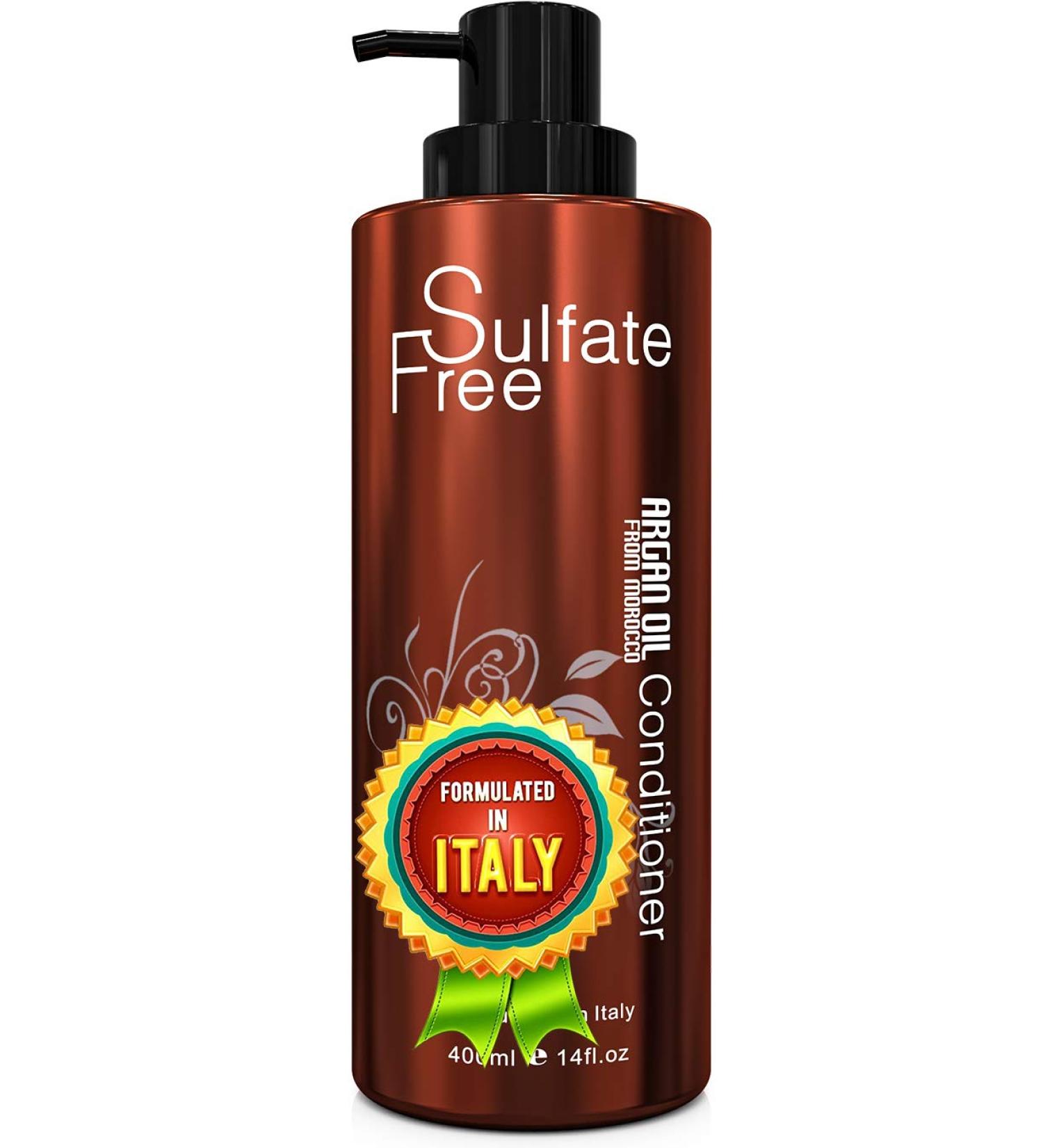 Sulfate Free Moroccan Argan Oil Conditioner - Repair and Hydrate Dry, Frizzy Hair - Safe for Color and Keratin Treated Hair - Professional Formula - Buy Online on SooperMarket.com