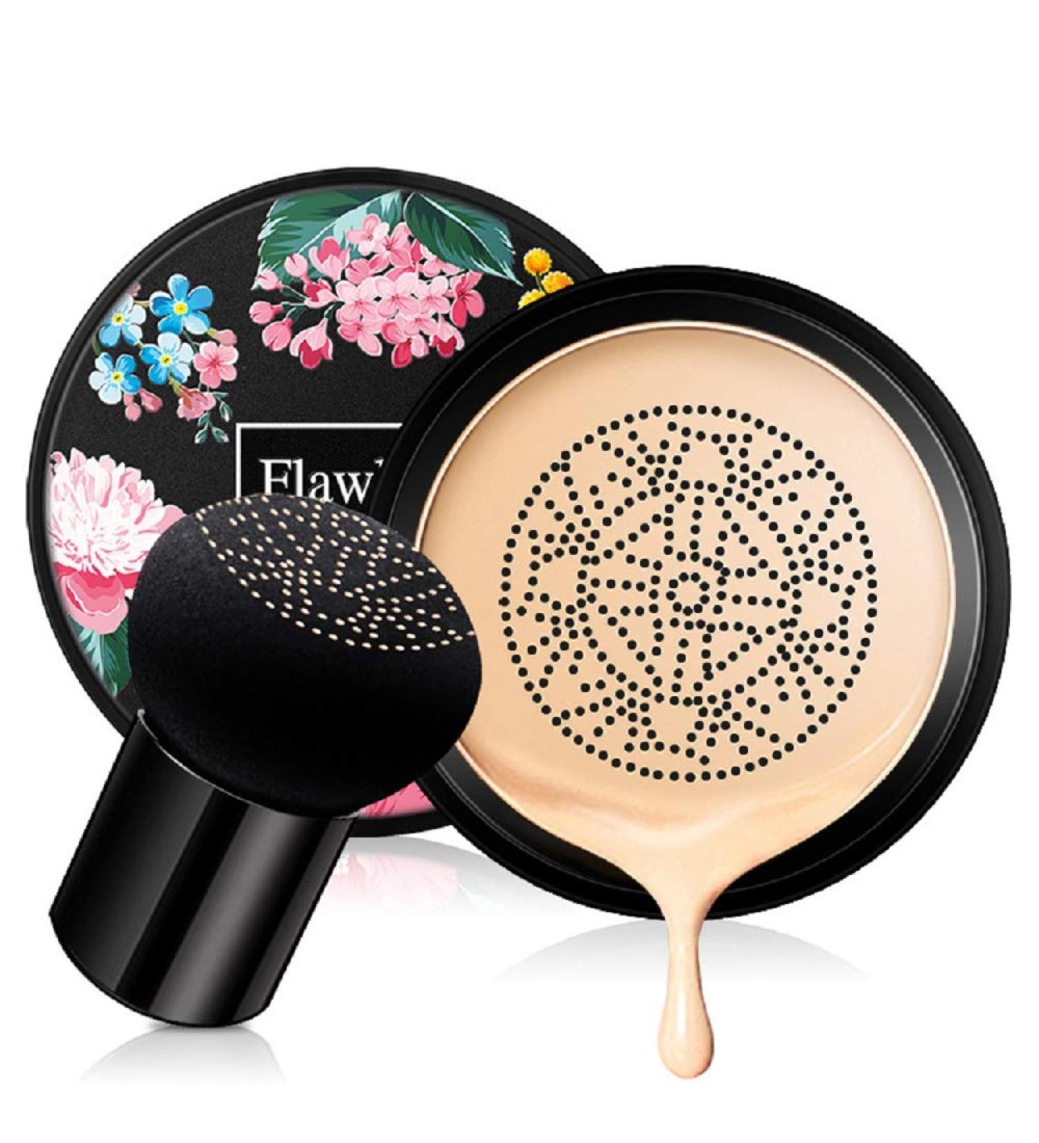 NVYUE Mushroom Head Air Cushion CC Cream - Natural Matte Concealer & Moisturizing BB Cream - Buy Online on SooperMarket.com