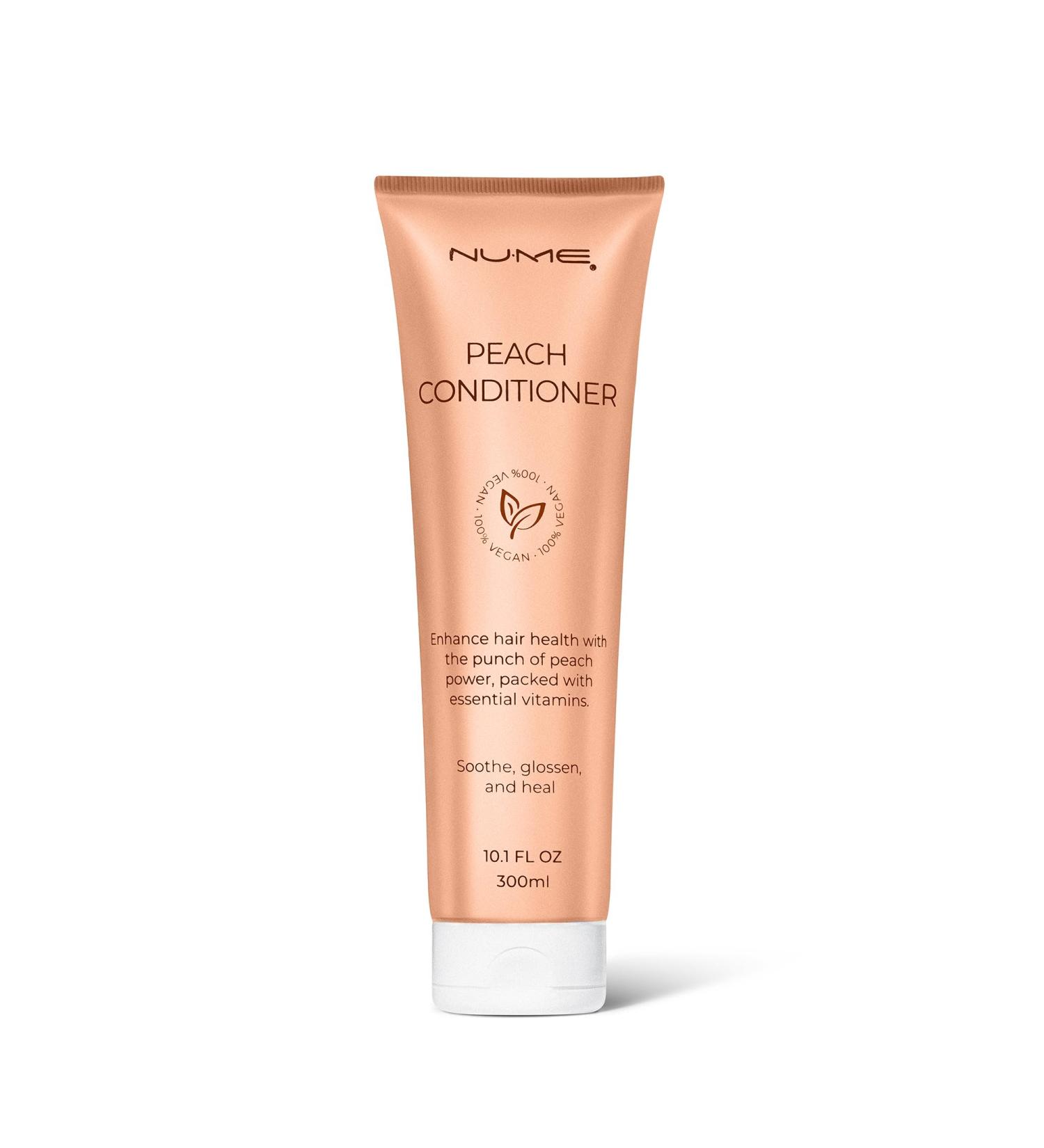 NuMe Peach Conditioner Scalp Treatment Scalp Care for Maximum Strength Paraben-Free Fresh Scent Safe for Color-Treated Hair - 300 ml