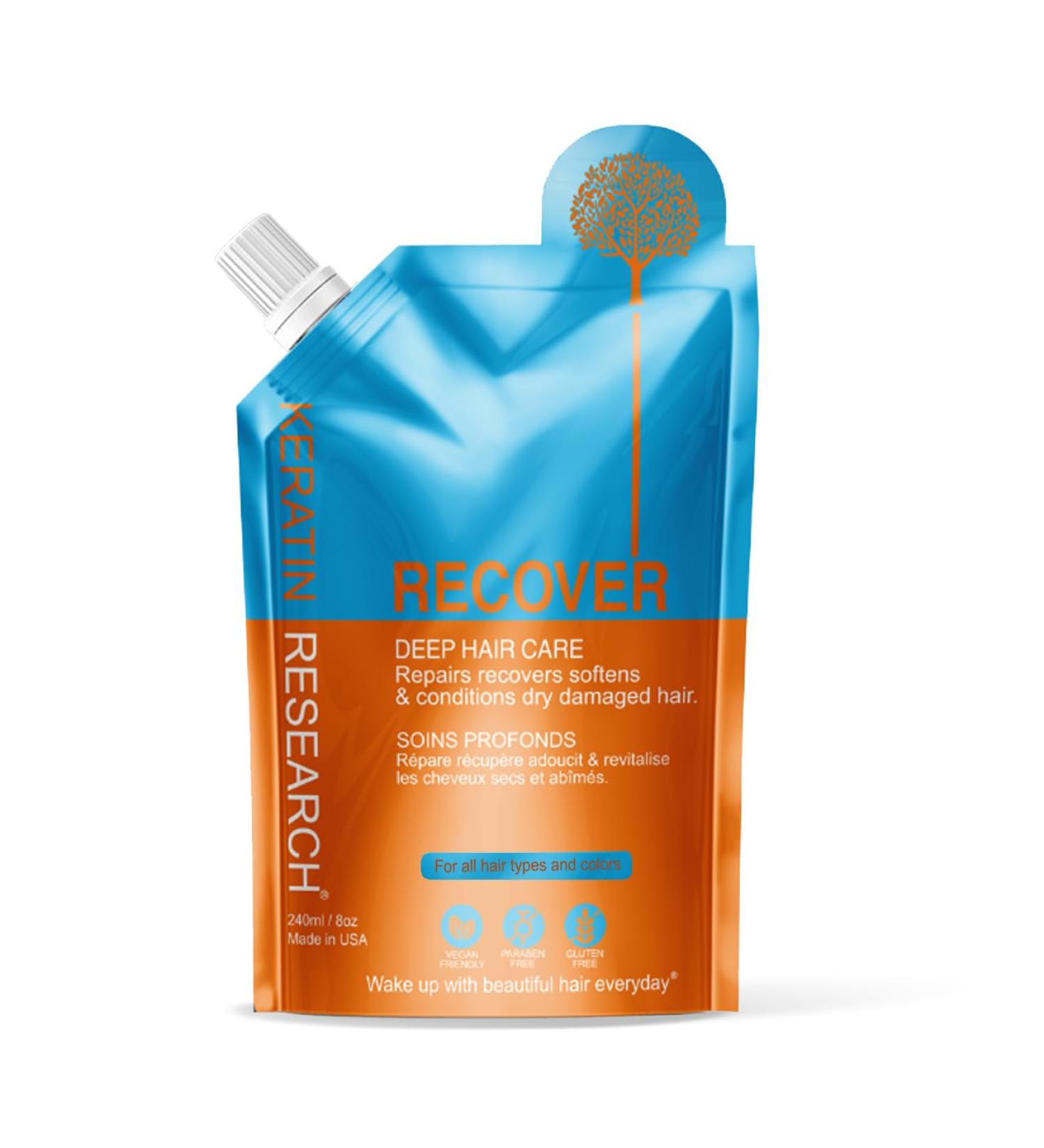 Keratin Research Recover Hair Mask - Deep Conditioning Treatment to Repair Color Damaged Hair | International Shipping Available - Buy Online on SooperMarket.com