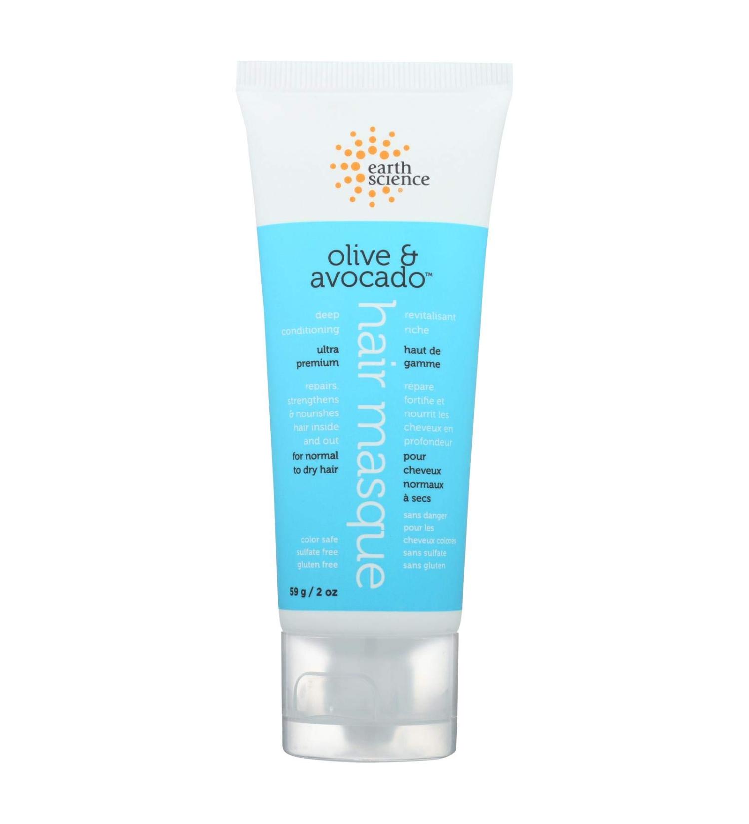 Earth Science Deep Conditioning Hair Masque Olive & Avocado 2 oz (59 g)