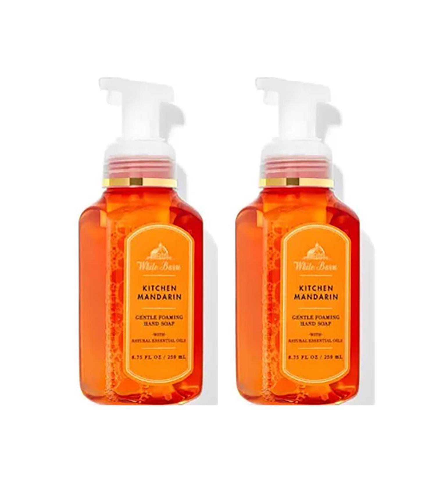 Bath & Body Works Bath and Body Works Kitchen Mandarin Gentle Foaming Hand Soap 8.75 Ounce 2-Pack (Kitchen Mandarin) 17.5 fluid_ounces Kitchen Mandarin 8.75 Ounce