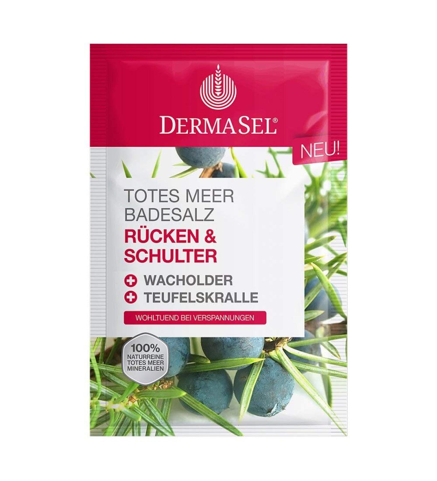 DERMASEL Dead Sea Bath Salt Back & Shoulder 80 g