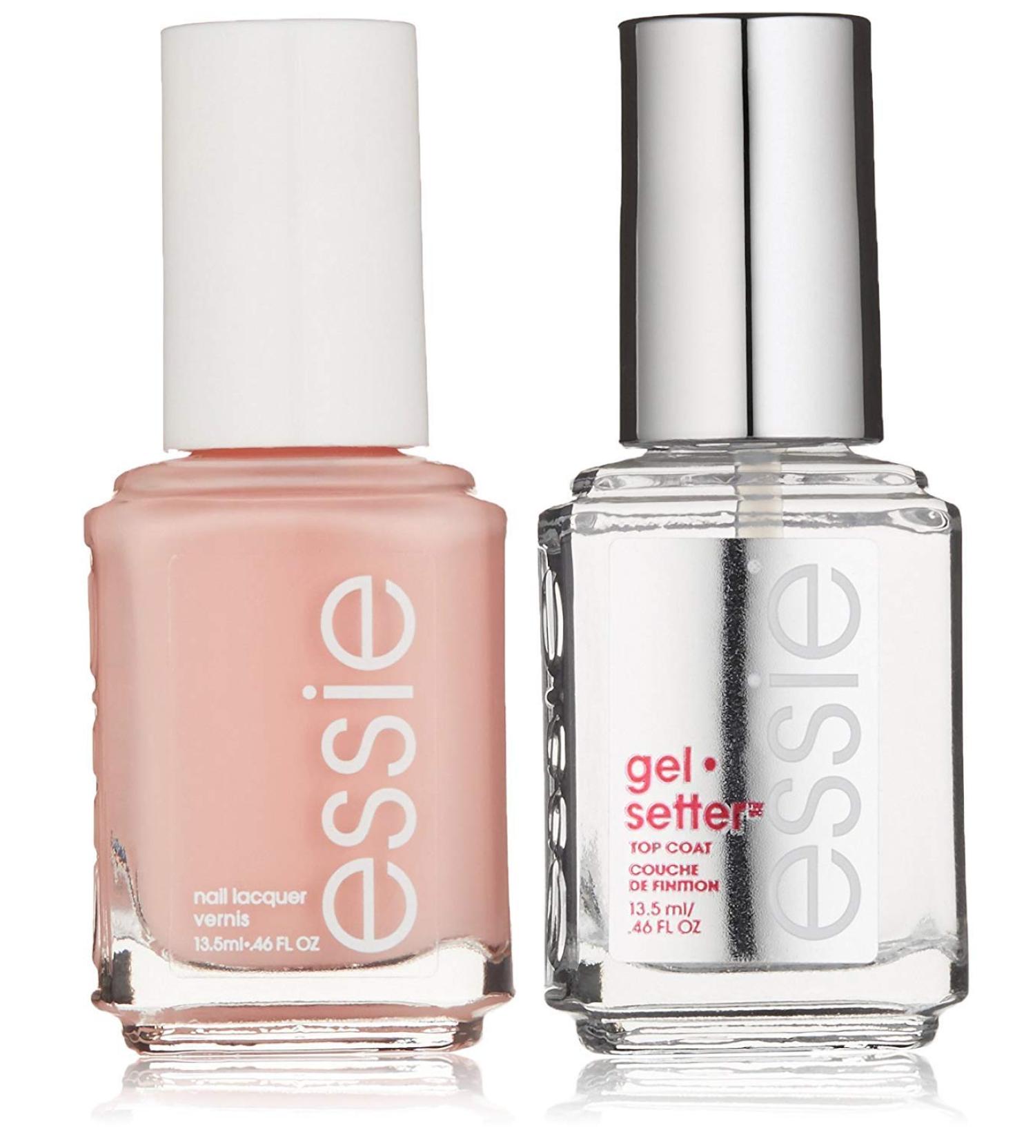 Essie Gel Setter Longwear & Shine Color Kit - High Class Affair Nude Nail Polish & Top Coat | Perfect Gifts for Women & Men | 0.46Oz - Buy Online on SooperMarket.com