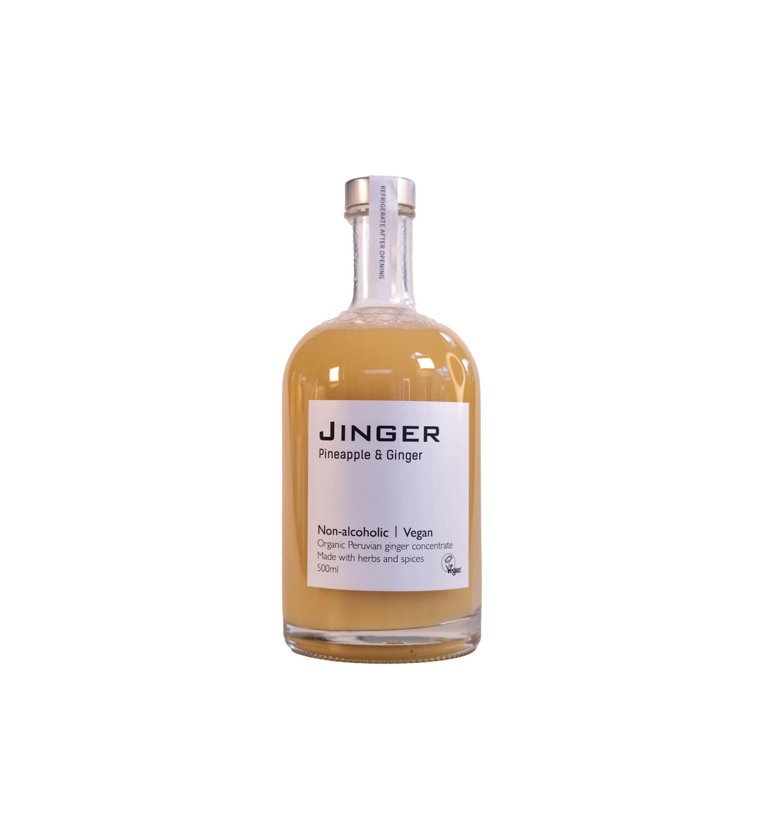 Organic Ginger Pineapple - 200ml - Ginger Concentrate - Vegan - Detox - Immune Booster - Ginger Shot - Buy Online on SooperMarket.com