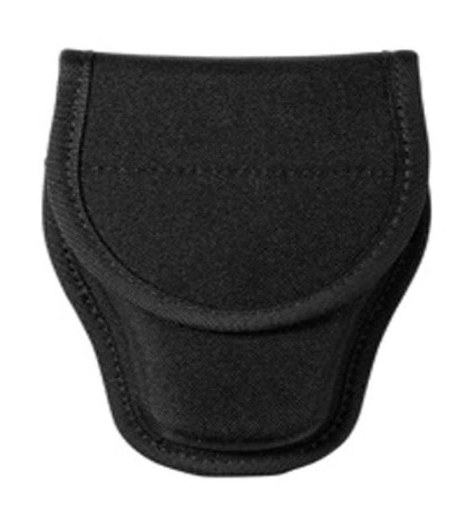 BIANCHI Patroltek 8000 Duty Handcuff Case with Snap Closure - Black Nylon (Size 2) 1018225