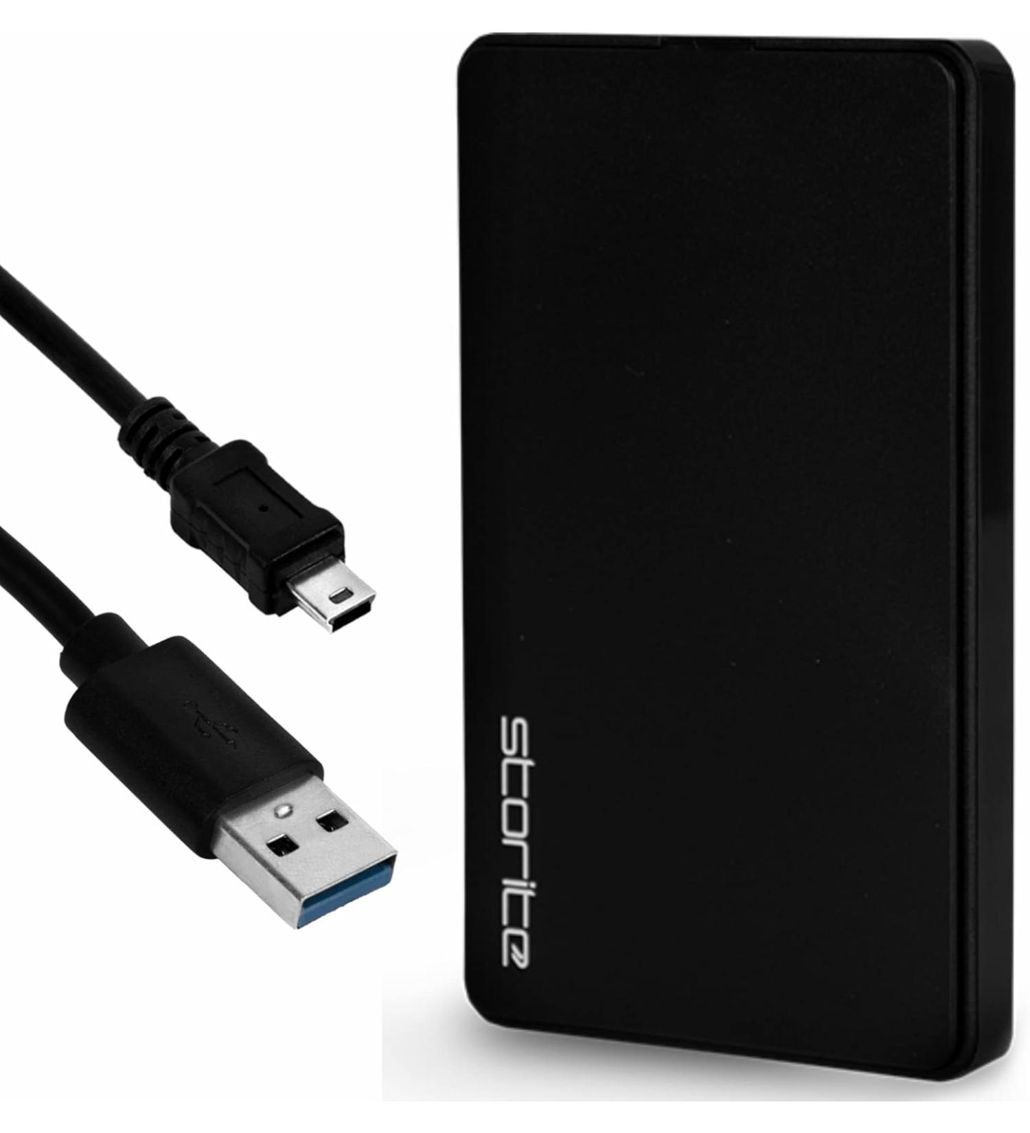Storite Ultra Slim Portable External Hard Drive - 320GB - Black - Buy Online on SooperMarket.com