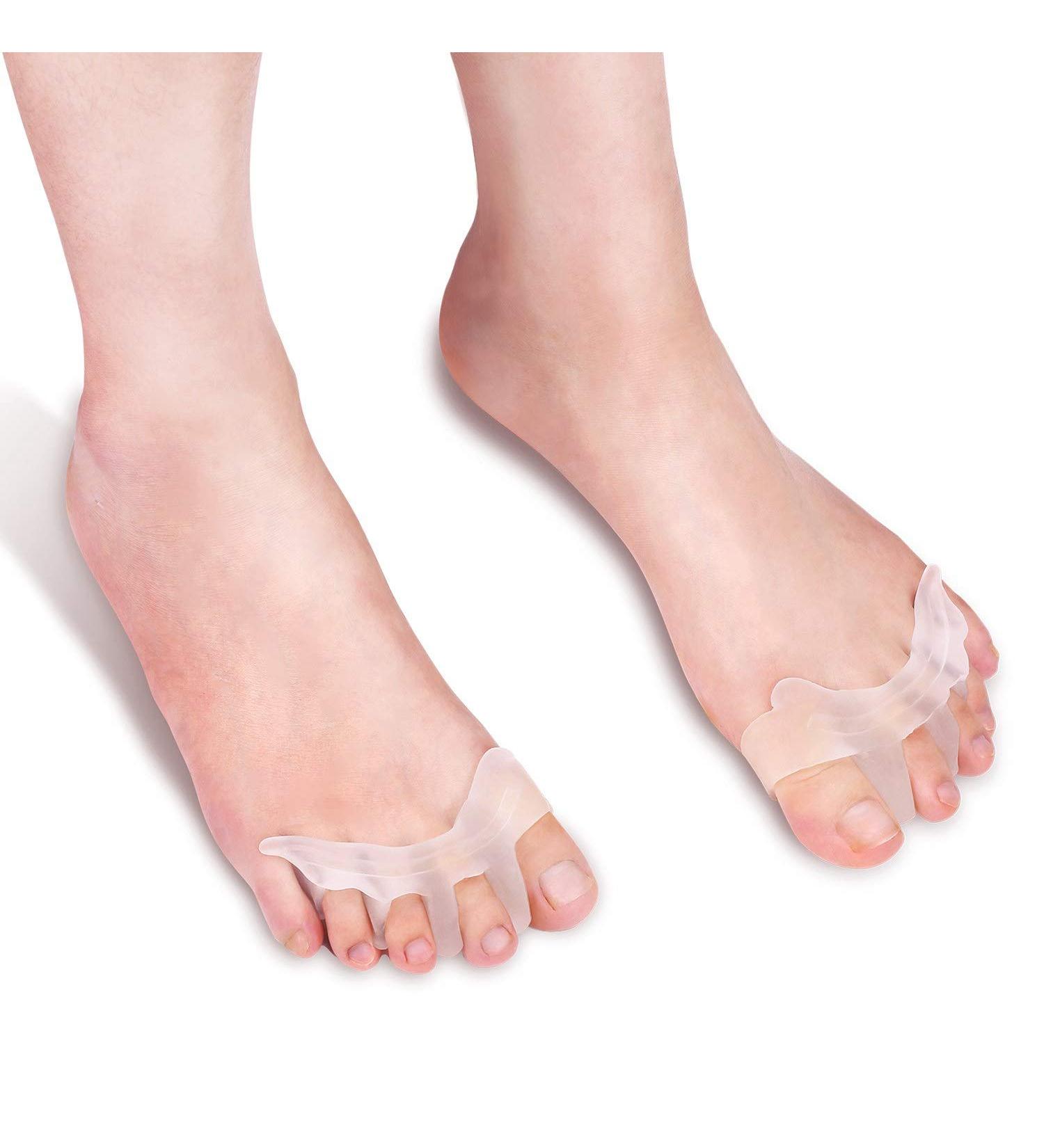 Unisex Gel Toe Stretchers & Separators for Easy Shoe Wear | Toe Stretchers for Men and Women - Buy Online on SooperMarket.com