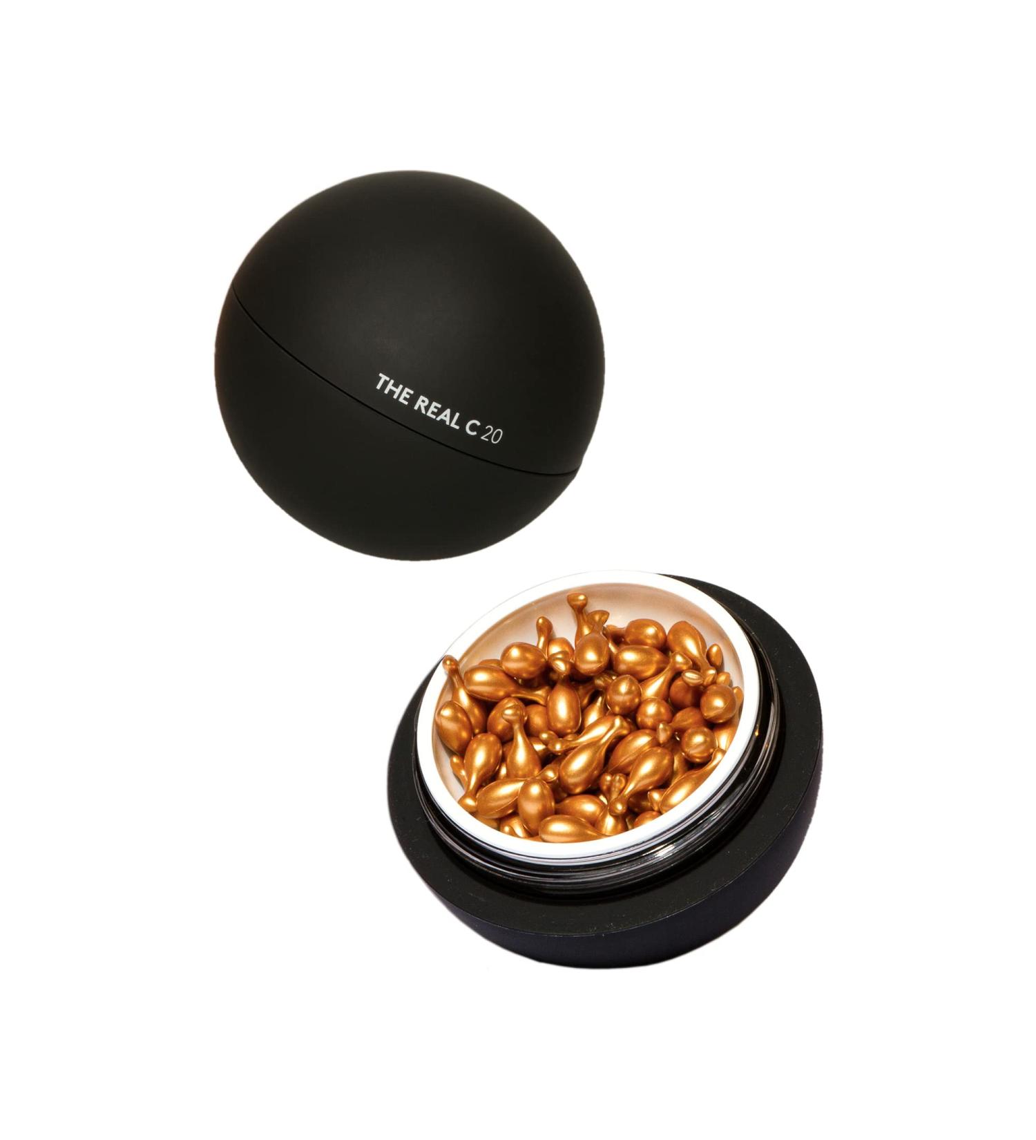 COCUNAT Real C 30 Days | 20% Pure Vitamin C for Firmness Luminosity & Anti-Aging | Reduce Wrinkles & Dark Spots | Skin Cycling | 30 Pearls 9.7ml - Buy Online on SooperMarket.com