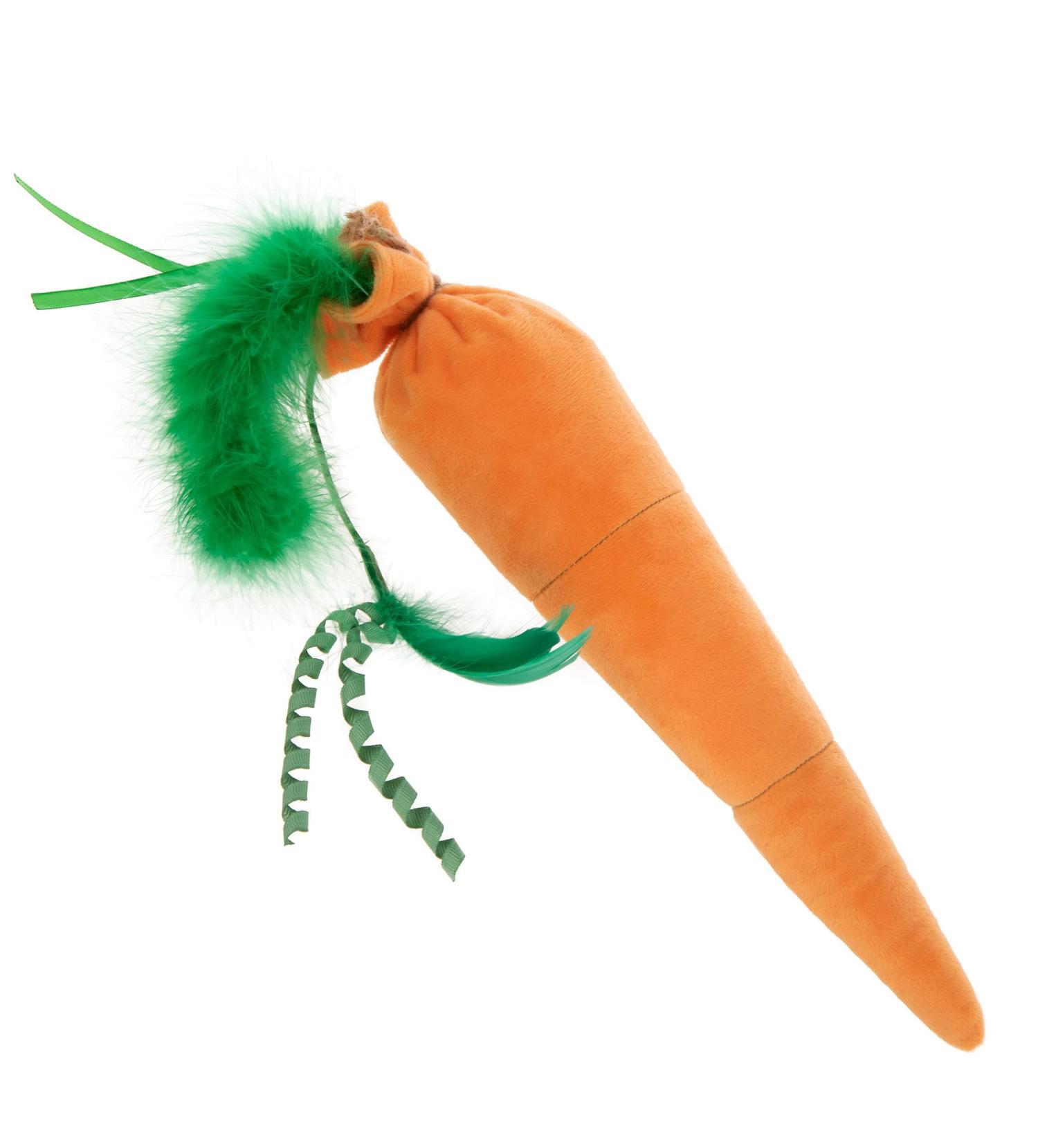 SmartyKat Plush Kicker Toy for Cats & Kittens - Fun & Engaging Play | Multiple Styles Jumbo Kolossal Karrot - Buy Online on SooperMarket.com