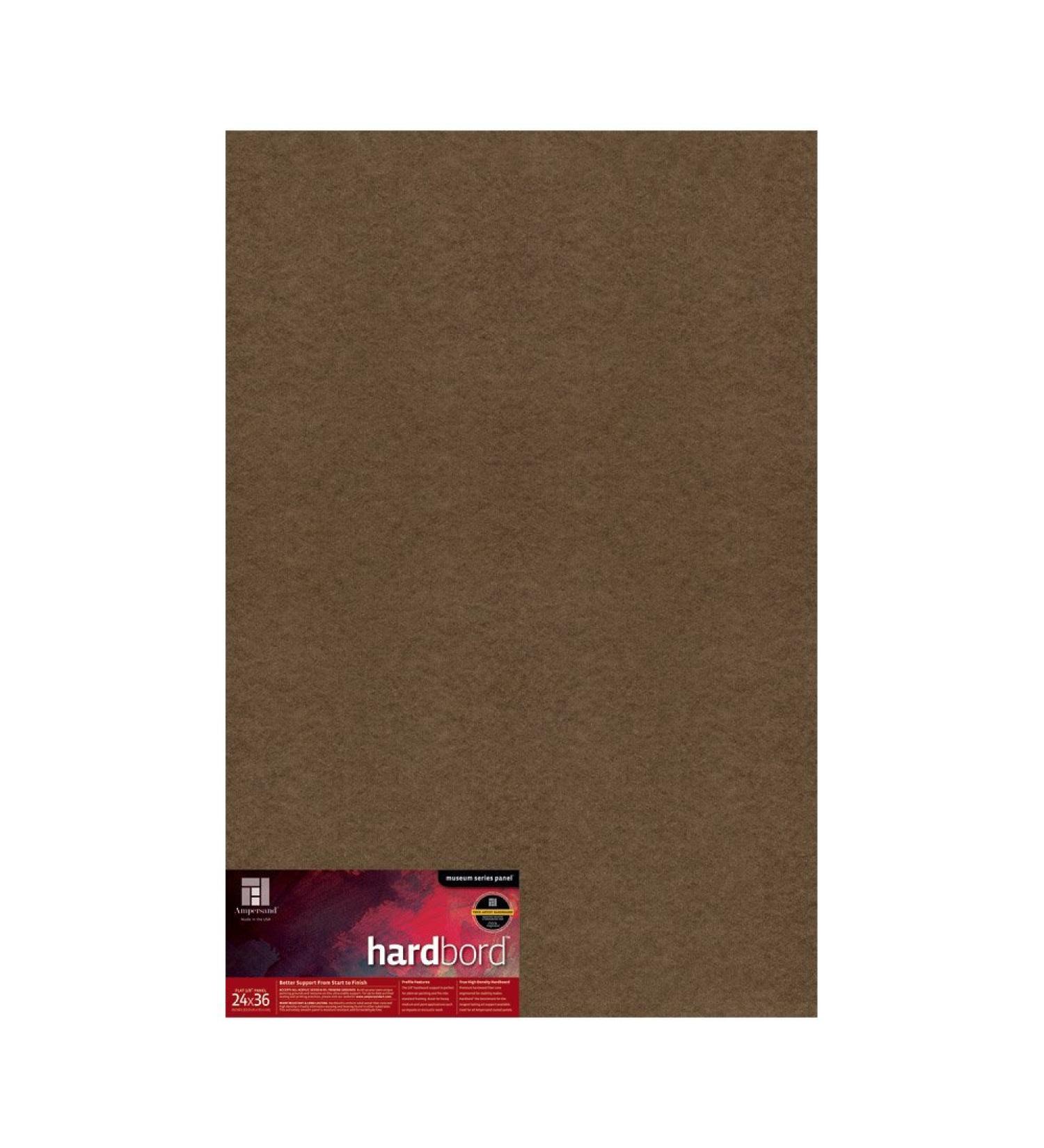 Ampersand Hardbord Unprimed Claybord 24 in. x 36 in.