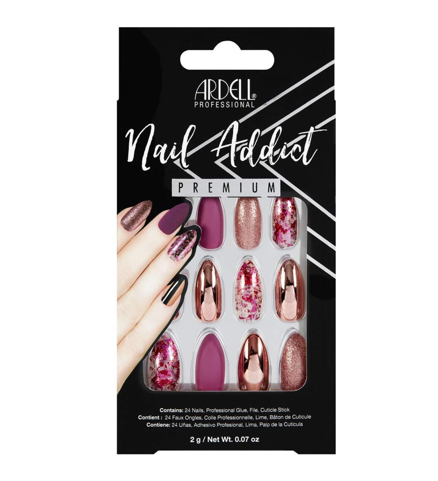 Ardell Nail Addict Chrome Pink Foil - 0.07 oz (2 g) | Premium Nail Art - Buy Online on SooperMarket.com