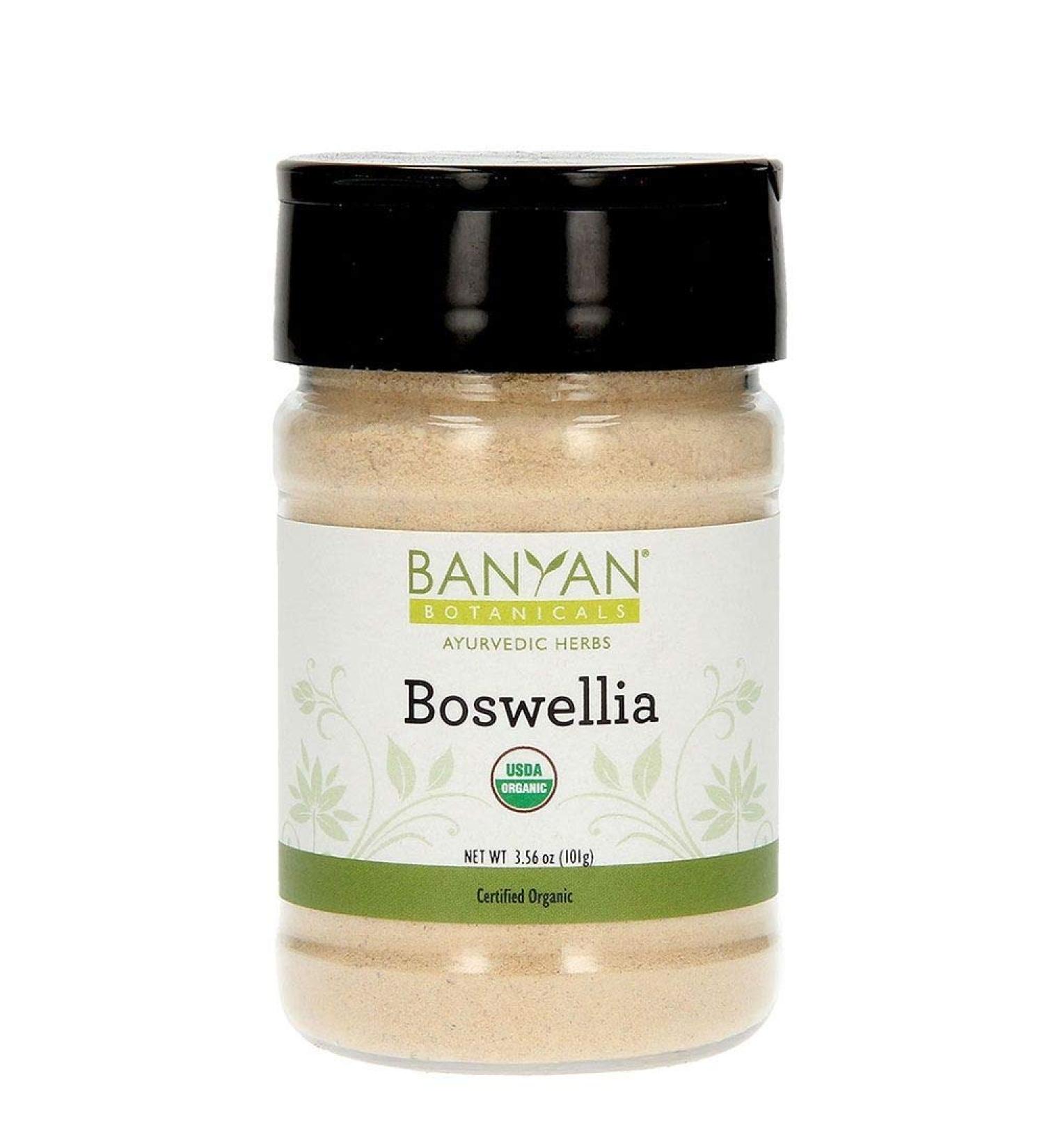 USDA Organic Boswellia Powder - Indian Frankincense Spice Jar for Joint Pain | Banyan Botanicals - Buy Online on SooperMarket.com