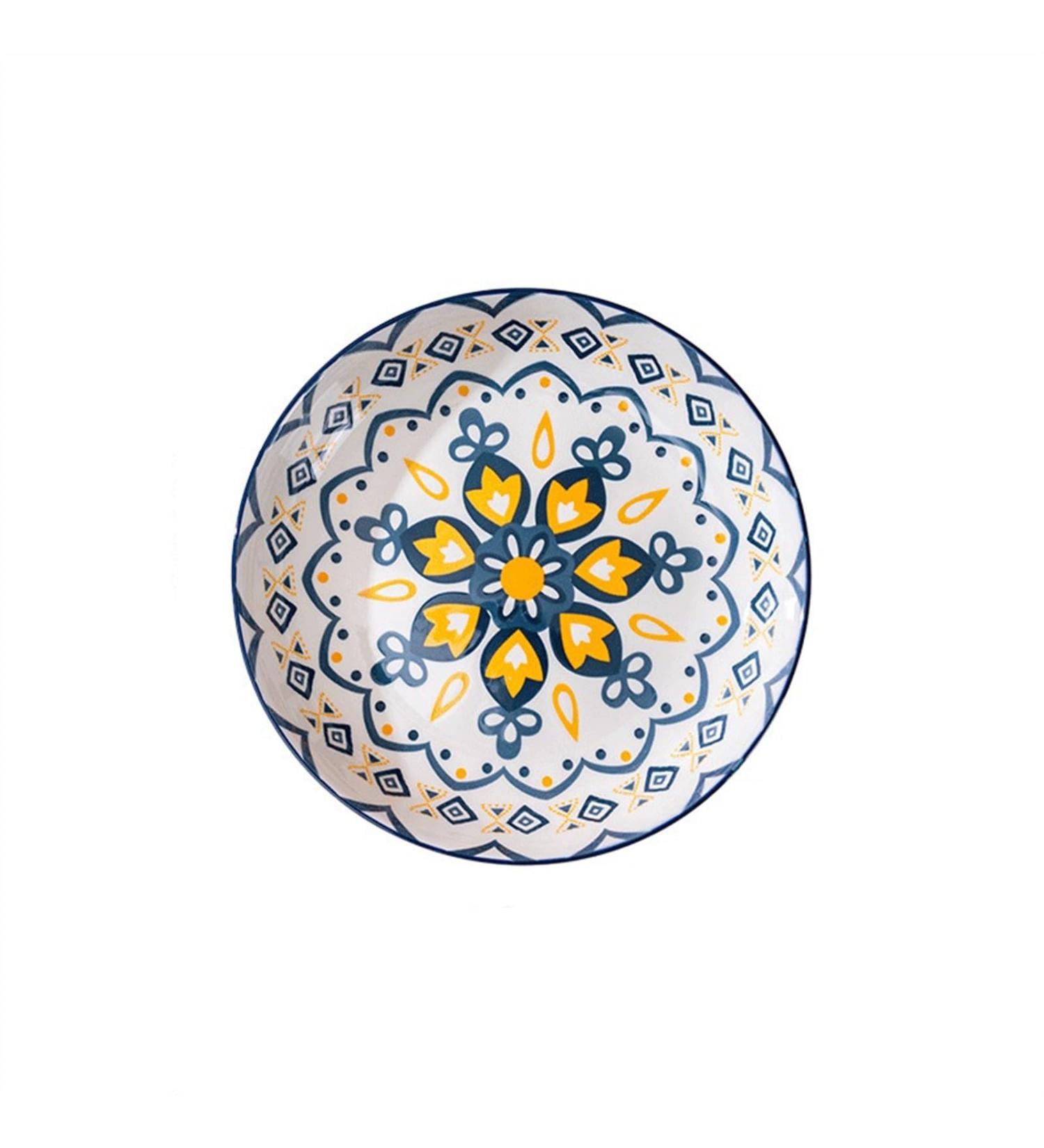 Serving Plates 4pc Dinner Plate Simple Romantic Cream Ceramic Embossed Afternoon Tea Home Dessert Plate Fruit Plate Bread Plate for Kitchen Restaurant Banquet Kitchen Decoration for Appetizer Dinner  - Buy Online on SooperMarket.com