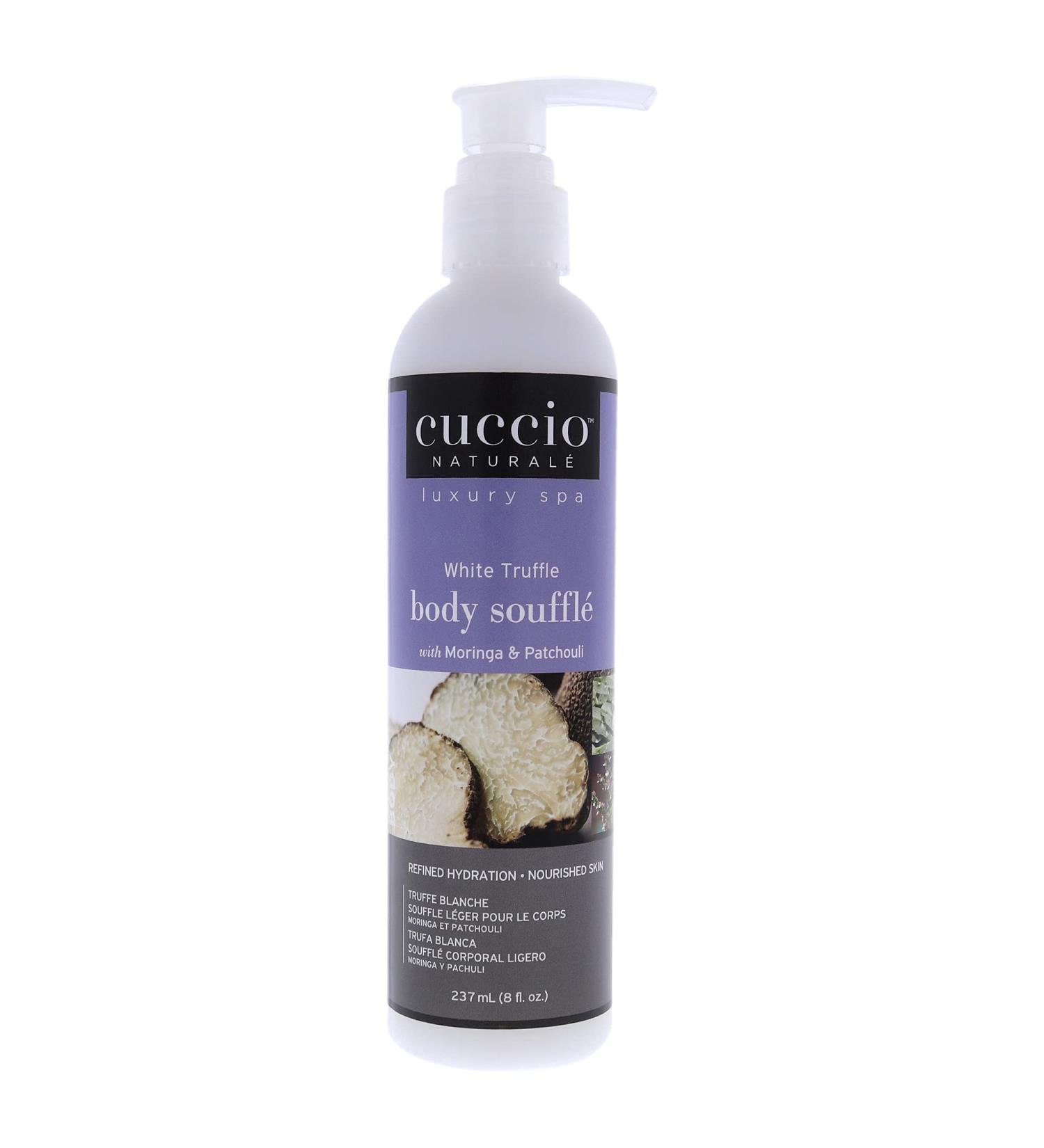 Cuccio Naturale White Truffle Body Souffl - Nourishing Hydrating Treatment for Dry Skin - Lightweight & Non-Greasy Formula - Natural & Cruelty-Free - 8 oz International Shipping - Buy Online on SooperMarket.com