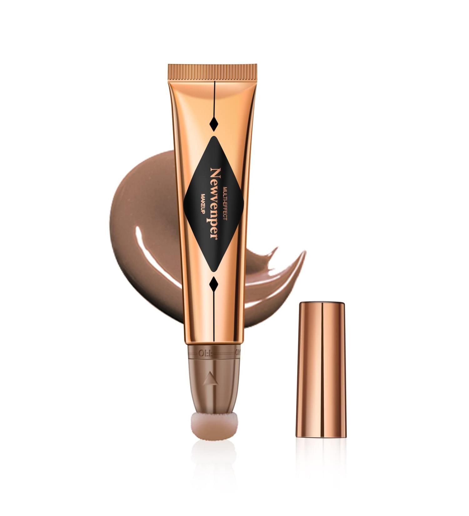 Long-Lasting Contouring Stick with Pillow Applicator - Liquid Contour Wand for Cheeks | Creamy Formula - 15g #01 - Buy Online on SooperMarket.com