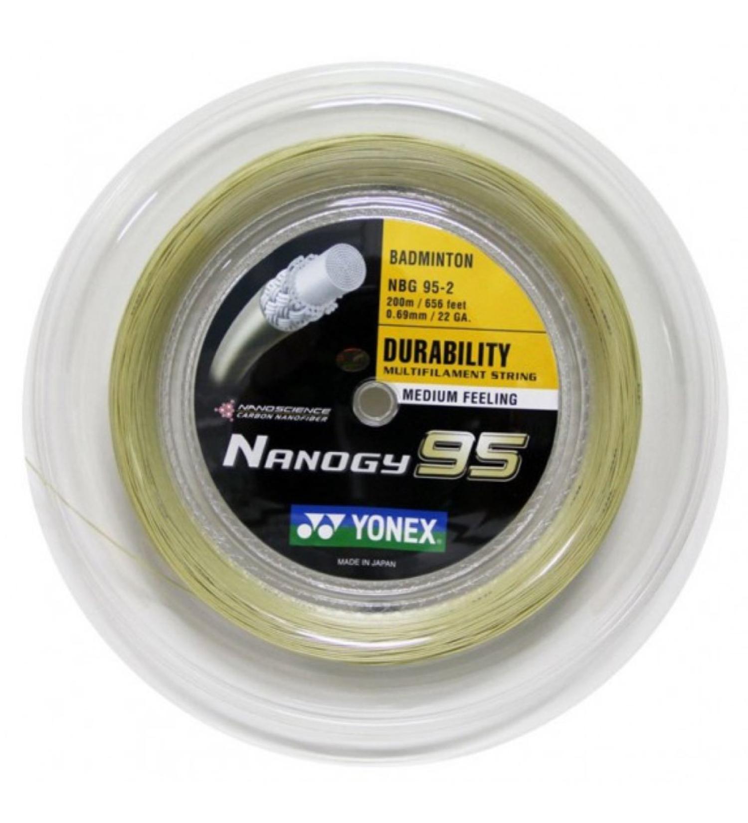 YONEX Nanogy 95-200m roll badminton string multicoloured one size