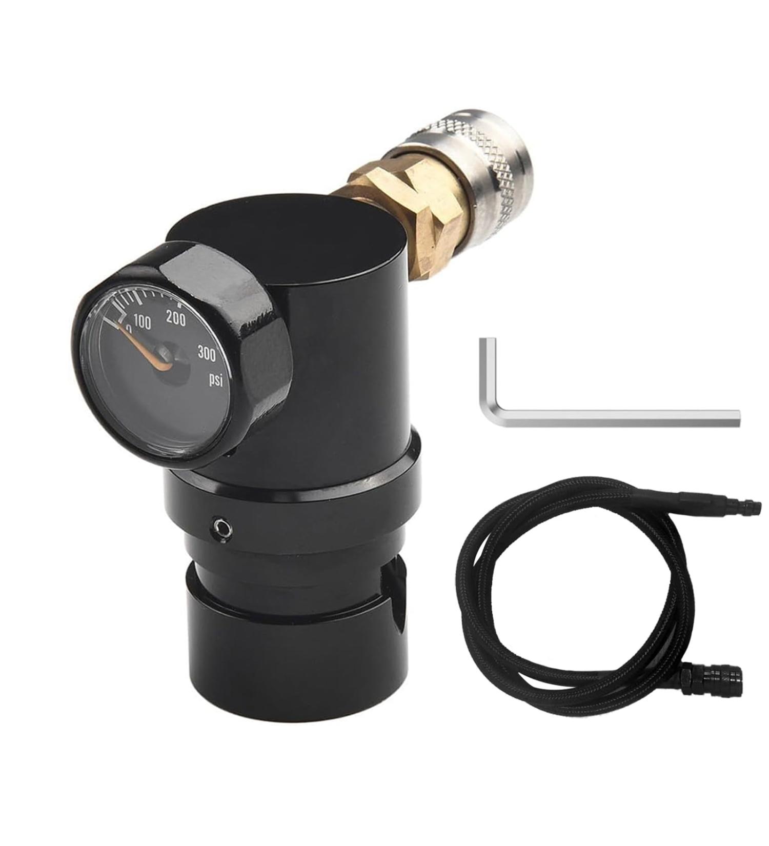 Paintball PCP Air Compressor & HPA Micro Regulator | 2000PSI Manometer Remote Coil Hose Air Tank Controller - Buy Online on SooperMarket.com
