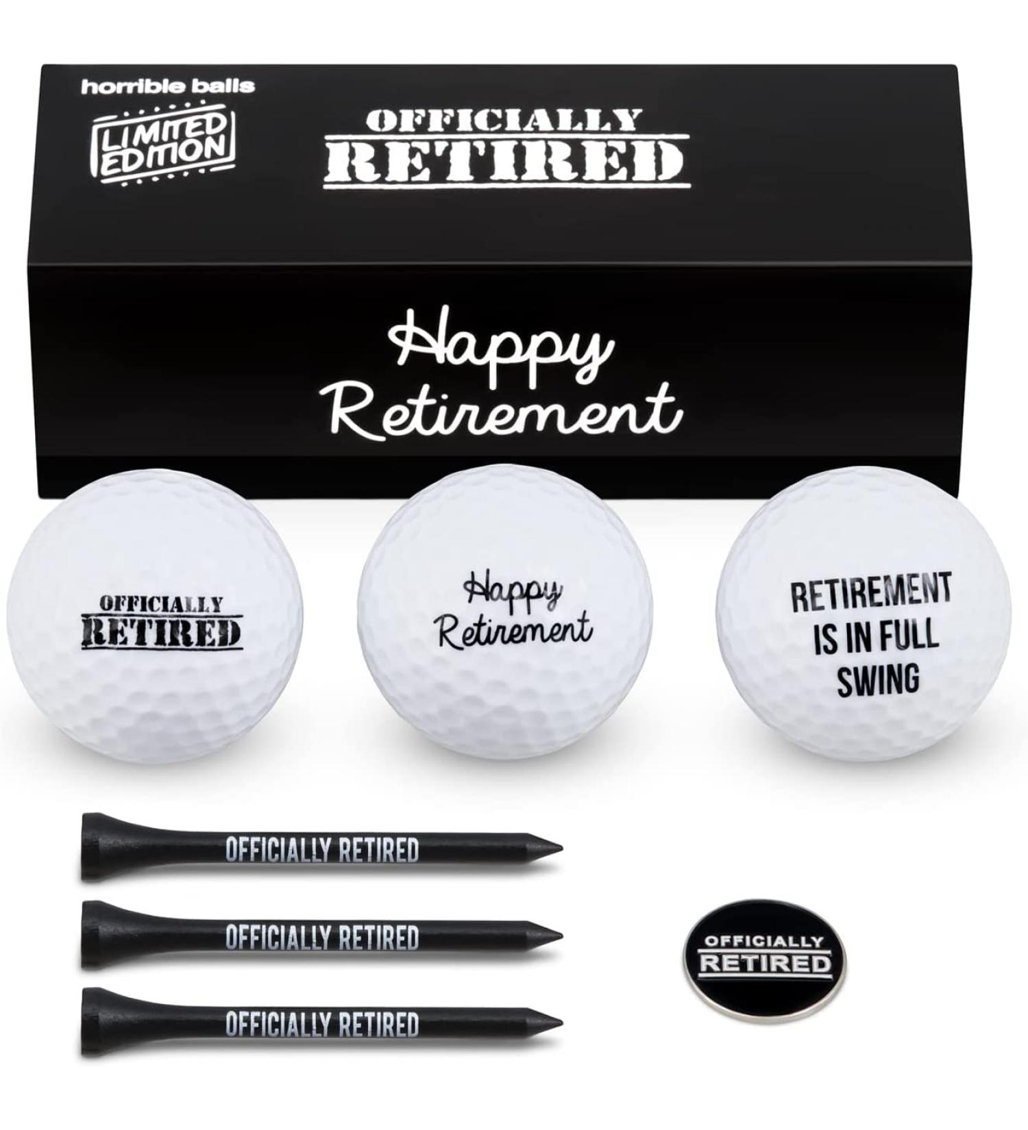 Golf Funny Gift Set for Golfers - Perfect Gag Novelty Present for Retirement - Buy Online on SooperMarket.com