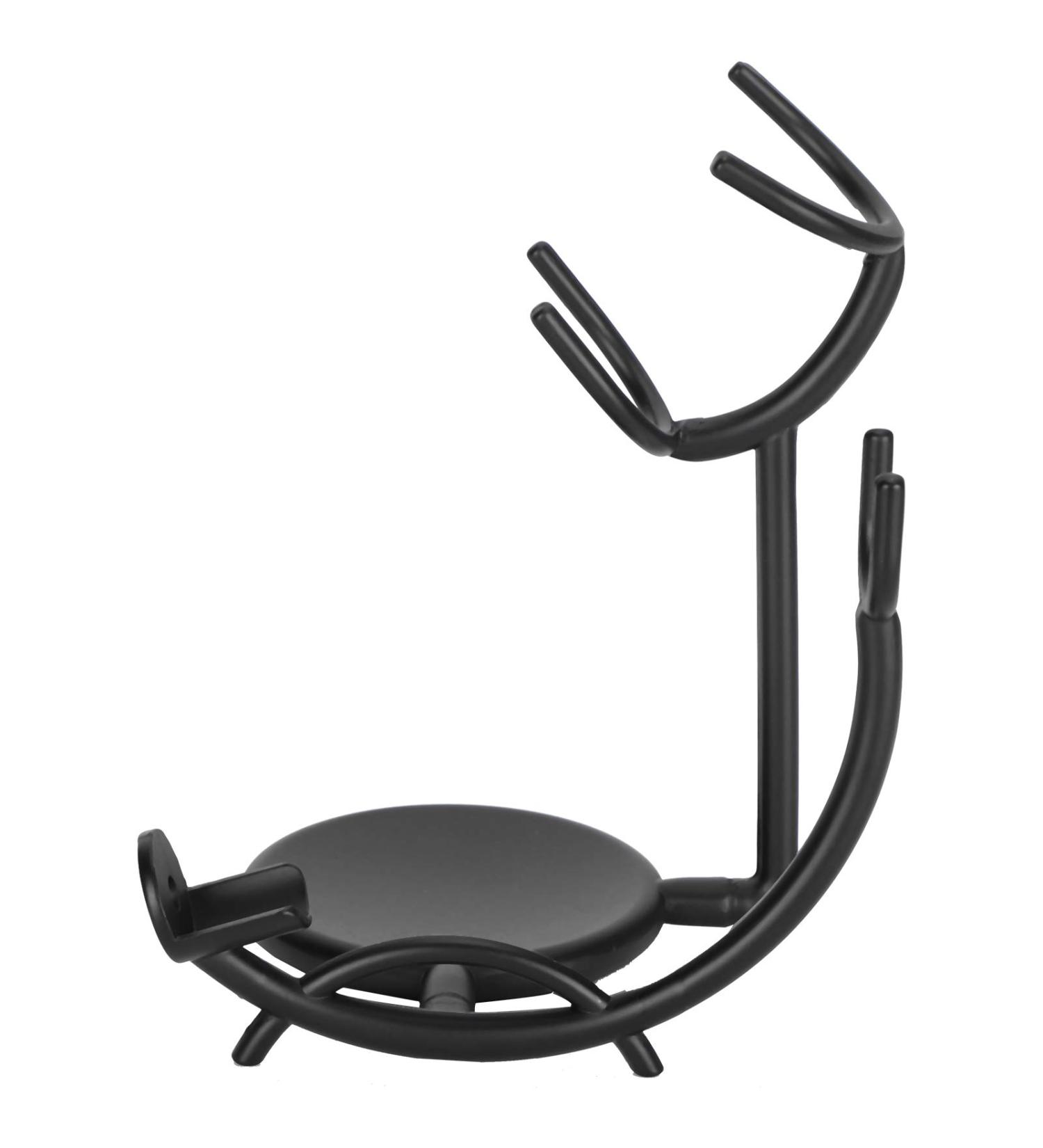Modern Iron Alloy Shaving Brush & Razor Stand | Premium Home Grooming Essentials - International Shipping Available - Buy Online on SooperMarket.com
