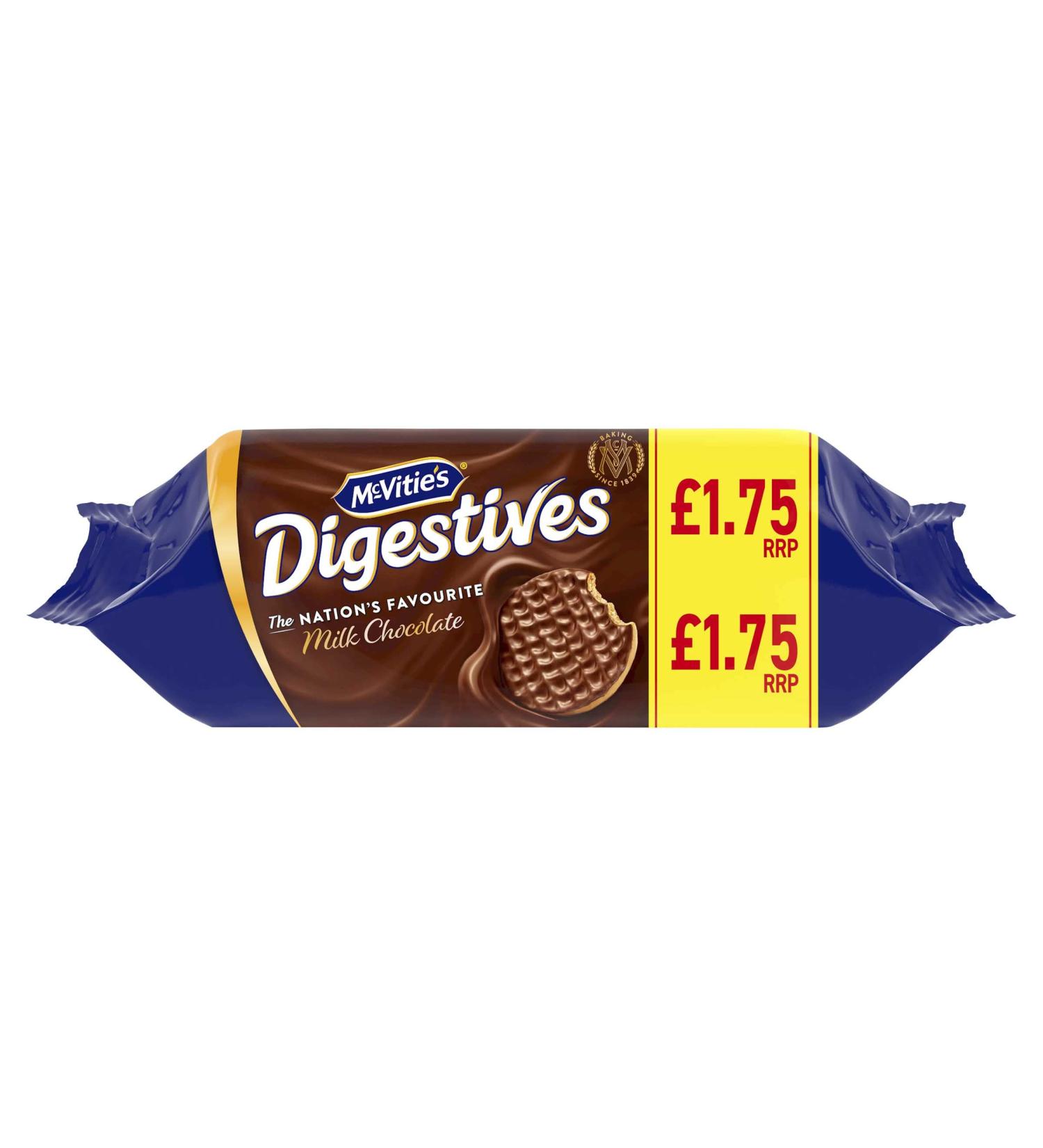 McVities Biscuits (McVities Milk Chocolate Digestives) 15 x 265g - Buy Online on SooperMarket.com
