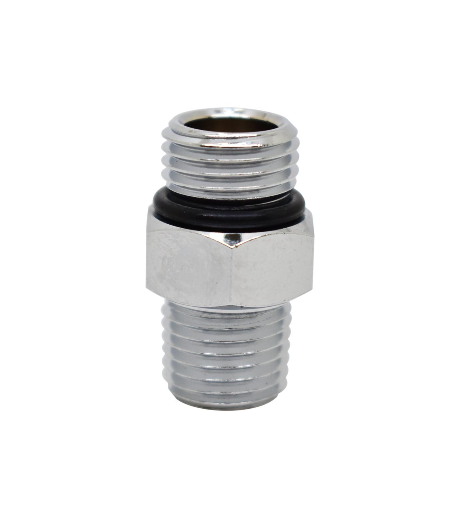 Scuba Choice Diving Male 9/16-18 to Male 1/4 NPT Adaptor - Silver - Buy Online on SooperMarket.com
