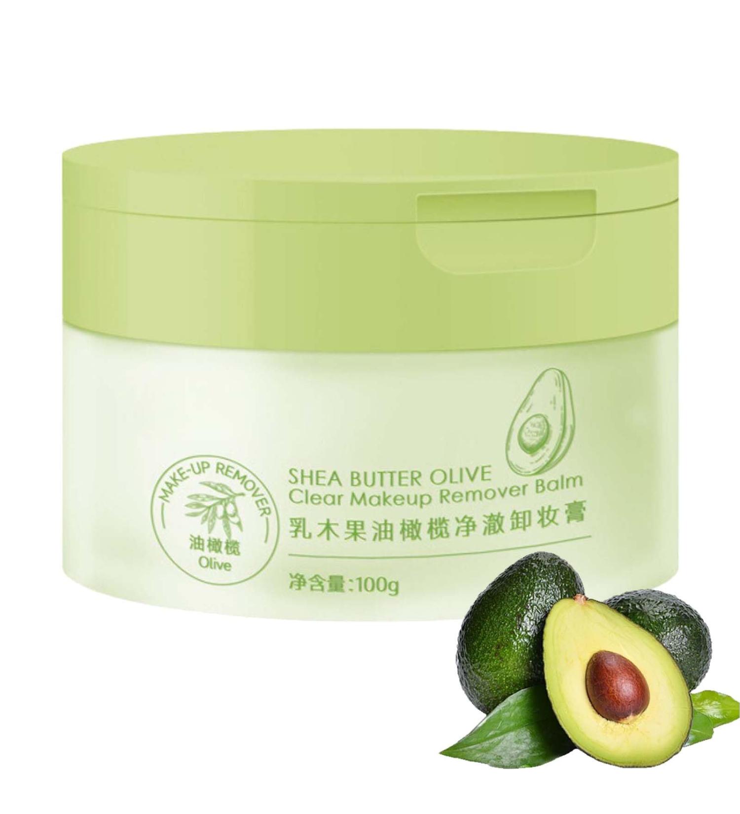Trendyfave Avocado Cleansing Balm Shea Butter Olive Make up Remover Balm Makeup Cleansing Balm Deep Cleansing Makeup Remover Deep Cleansing Oil for Eye Lip and Face Travel Size (100g) - Buy Online on SooperMarket.com