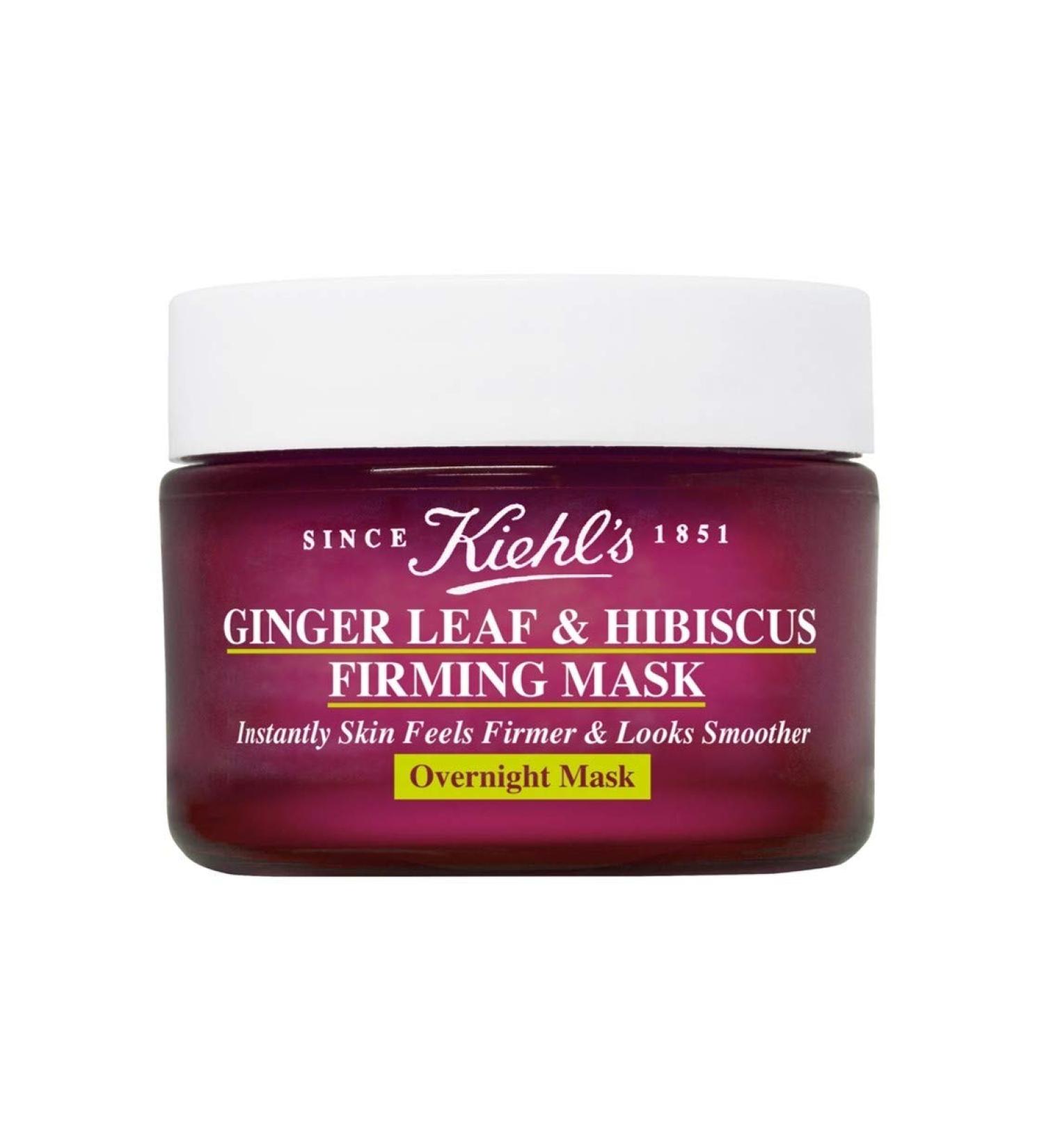 Kiehl's Ginger Leaf & Hibiscus Firming Mask - 0.95 oz | Tighten and Brighten Skin - Buy Online on SooperMarket.com